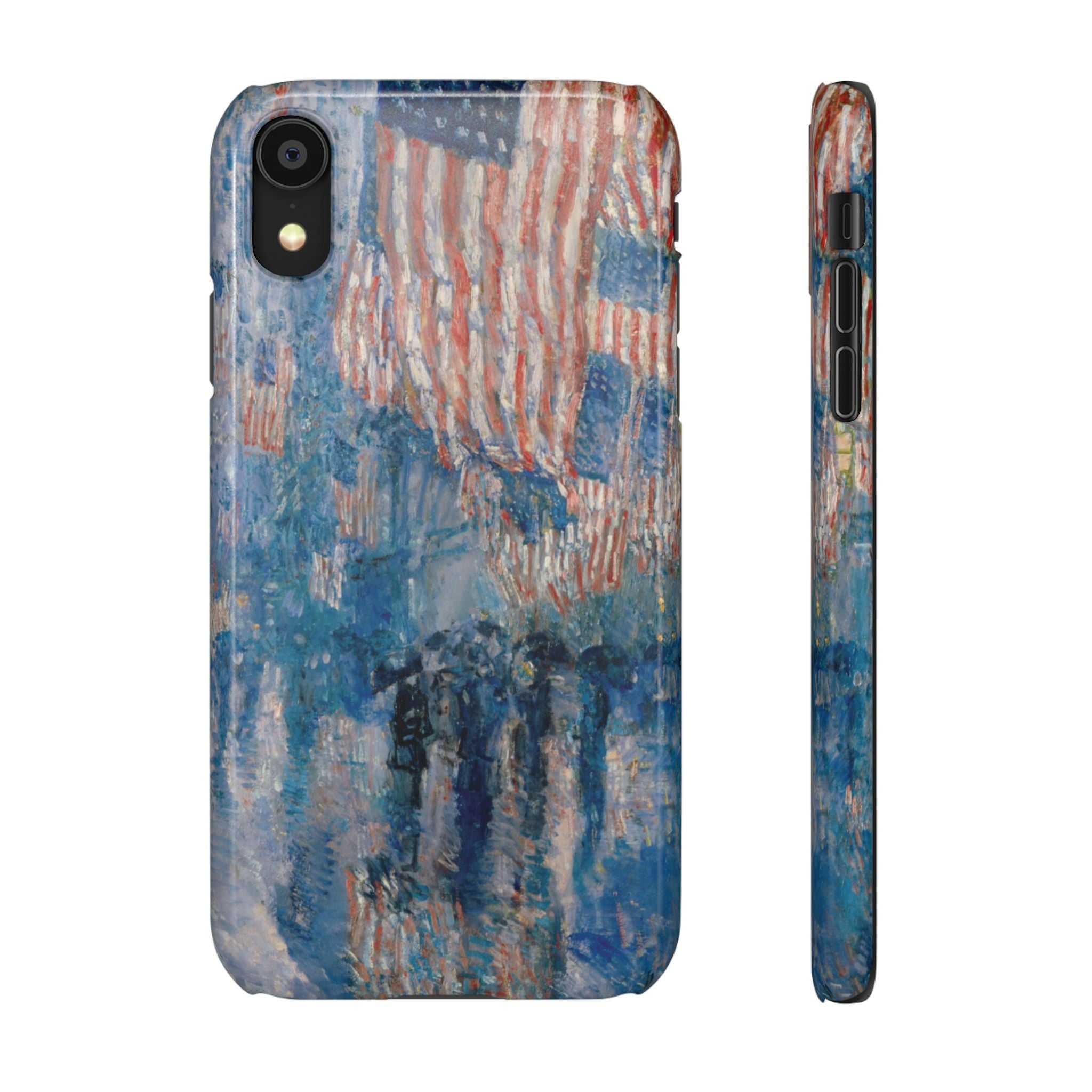 The Avenue in the Rain by Childe Hassam - iPhone Slim Case
