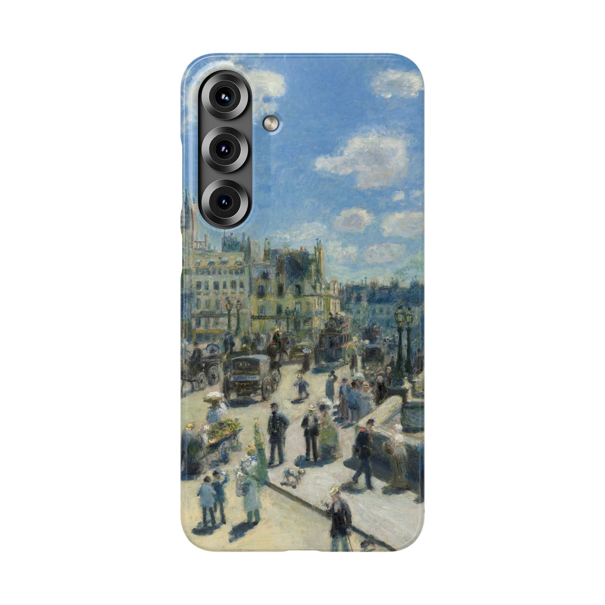 Pont Neuf Paris by Pierre Auguste Renoir - Samsung Slim Case