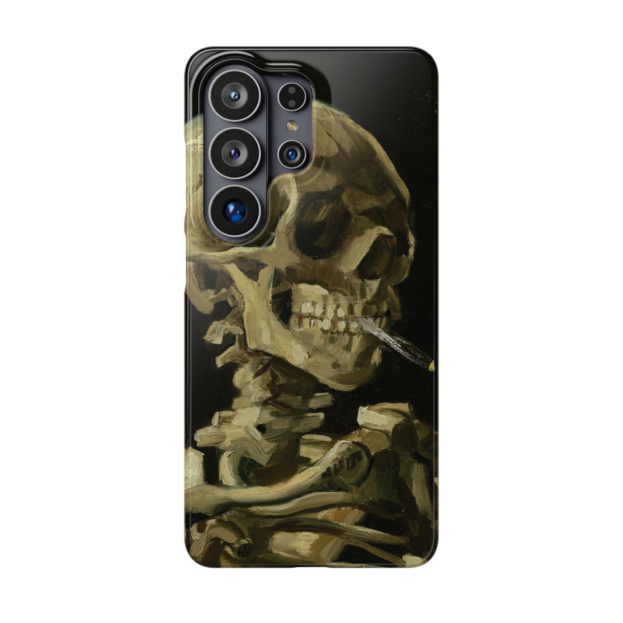 Head of a Skeleton with a Burning Cigarette by Vincent van Gogh - Samsung Slim Case