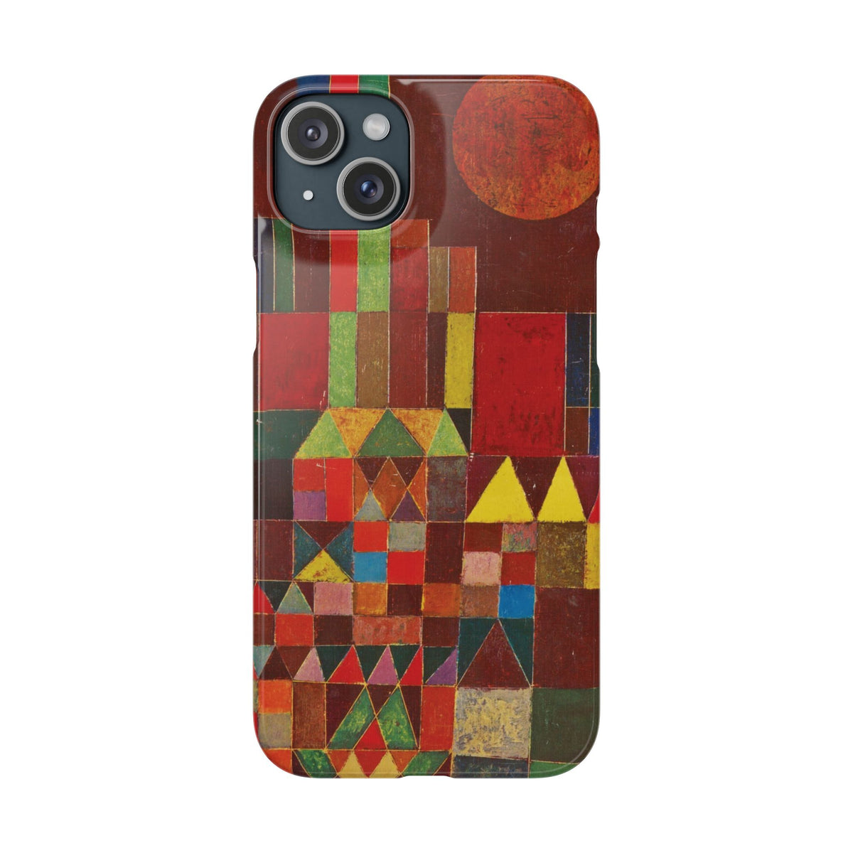 Castle and Sun by Paul Klee - iPhone Slim Case