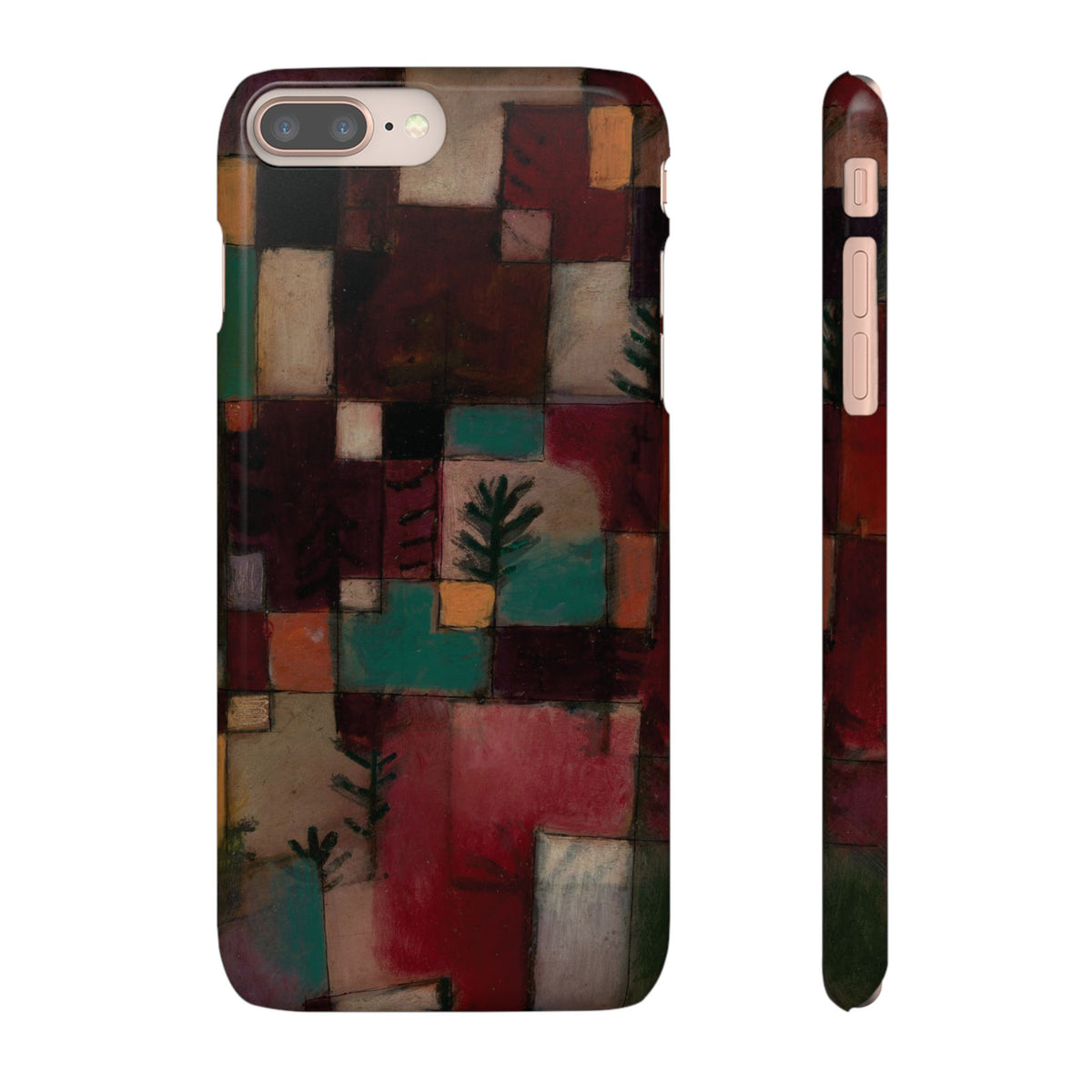 Redgreen and Violet-Yellow Rhythms by Paul Klee - iPhone Slim Case