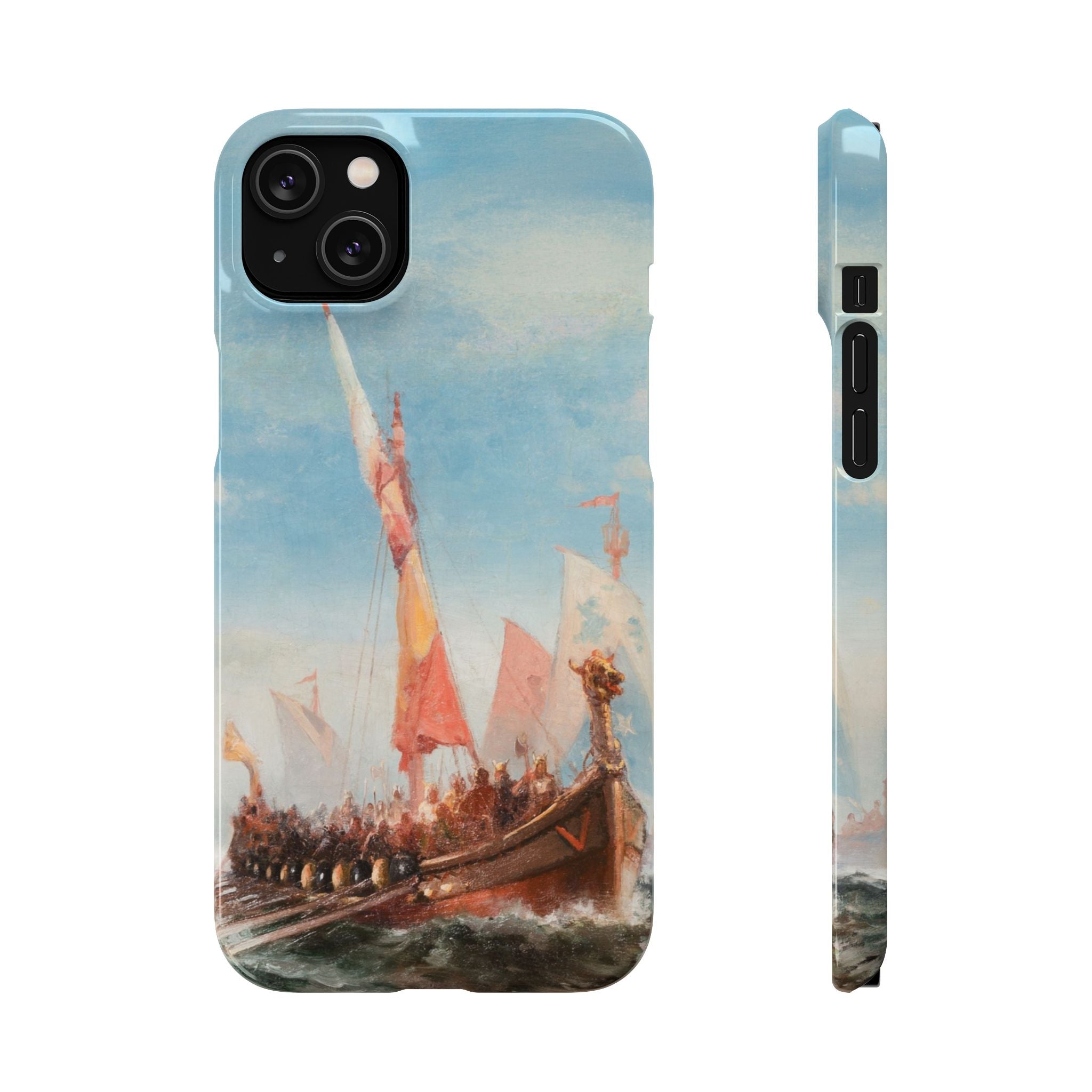 Viking Armada by Edward Moran - iPhone Slim Case