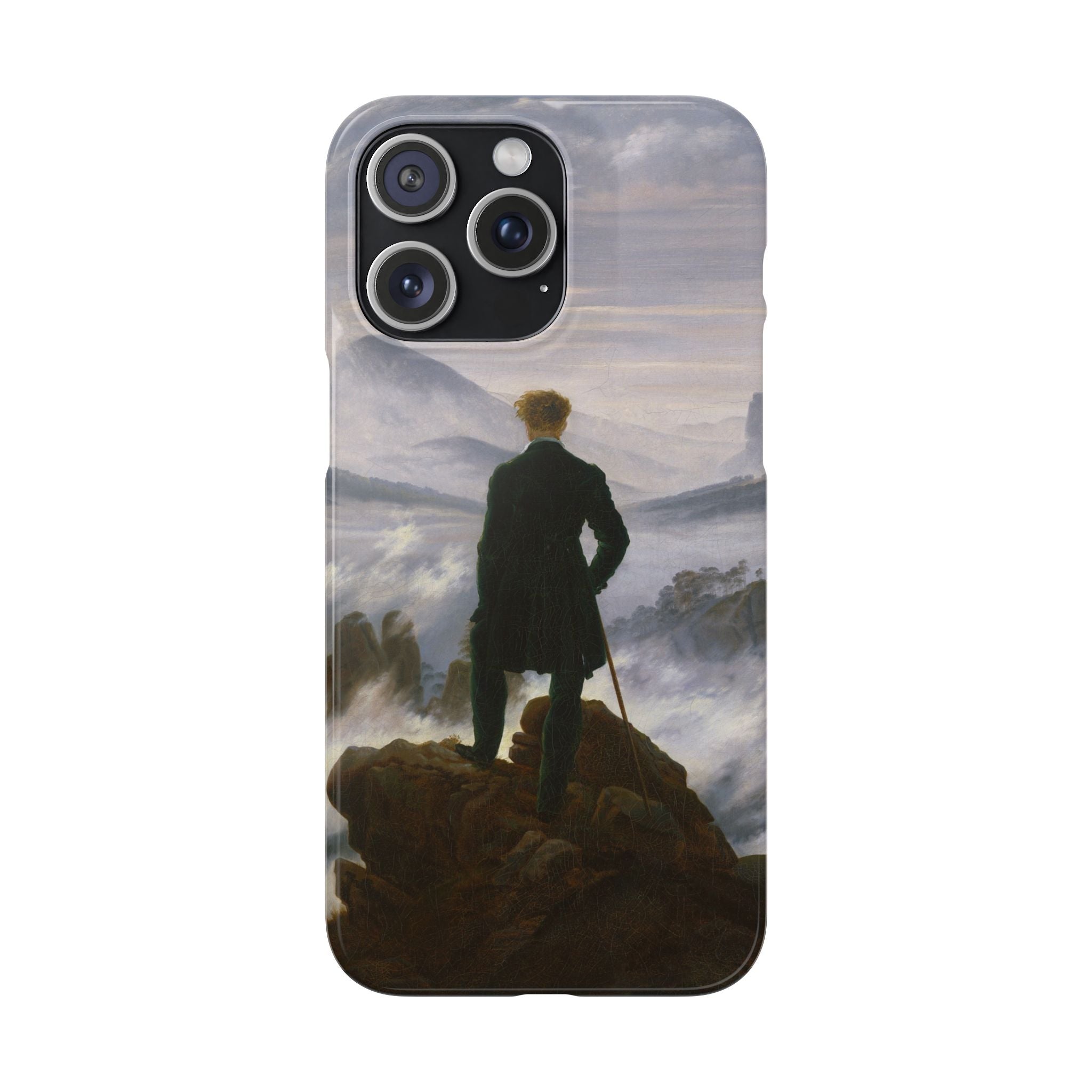 The Wanderer above the Sea of Fog by Caspar David Friedrich - iPhone Slim Case