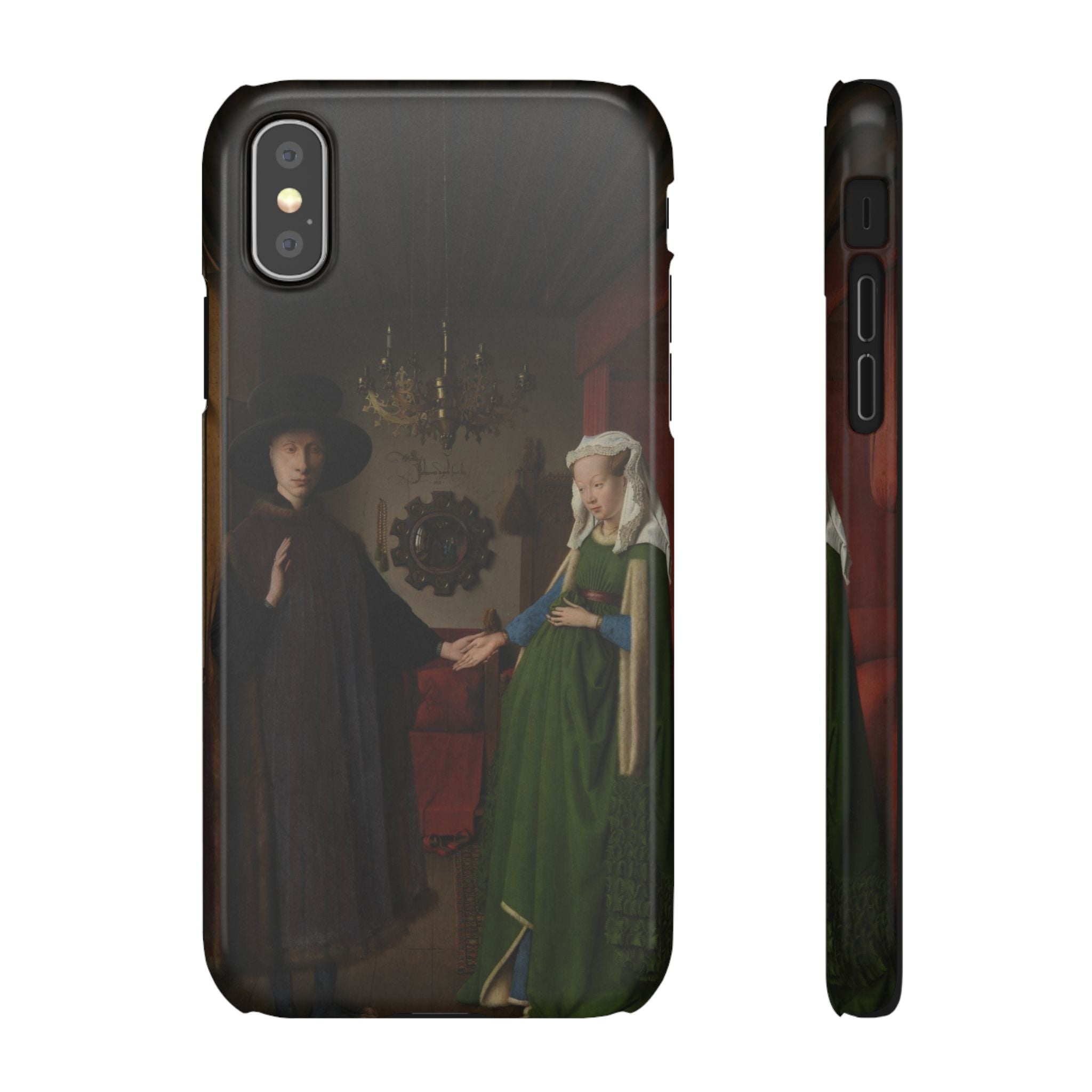The Arnolfini Portrait by Jan van Eyck - iPhone Slim Case