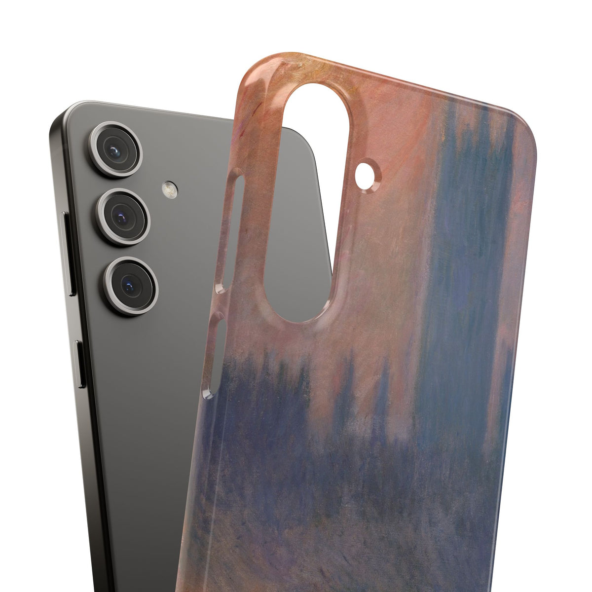 The Houses of Parliament Sunset by Claude Monet - Samsung Slim Case