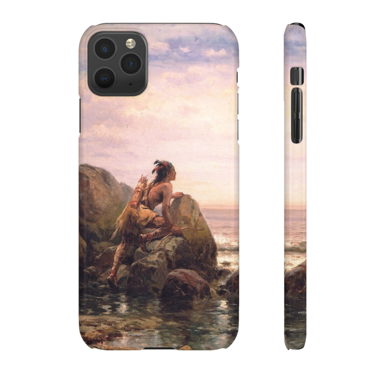 Henrik Hudson entering New York Harbor by Edward Moran - iPhone Slim Case
