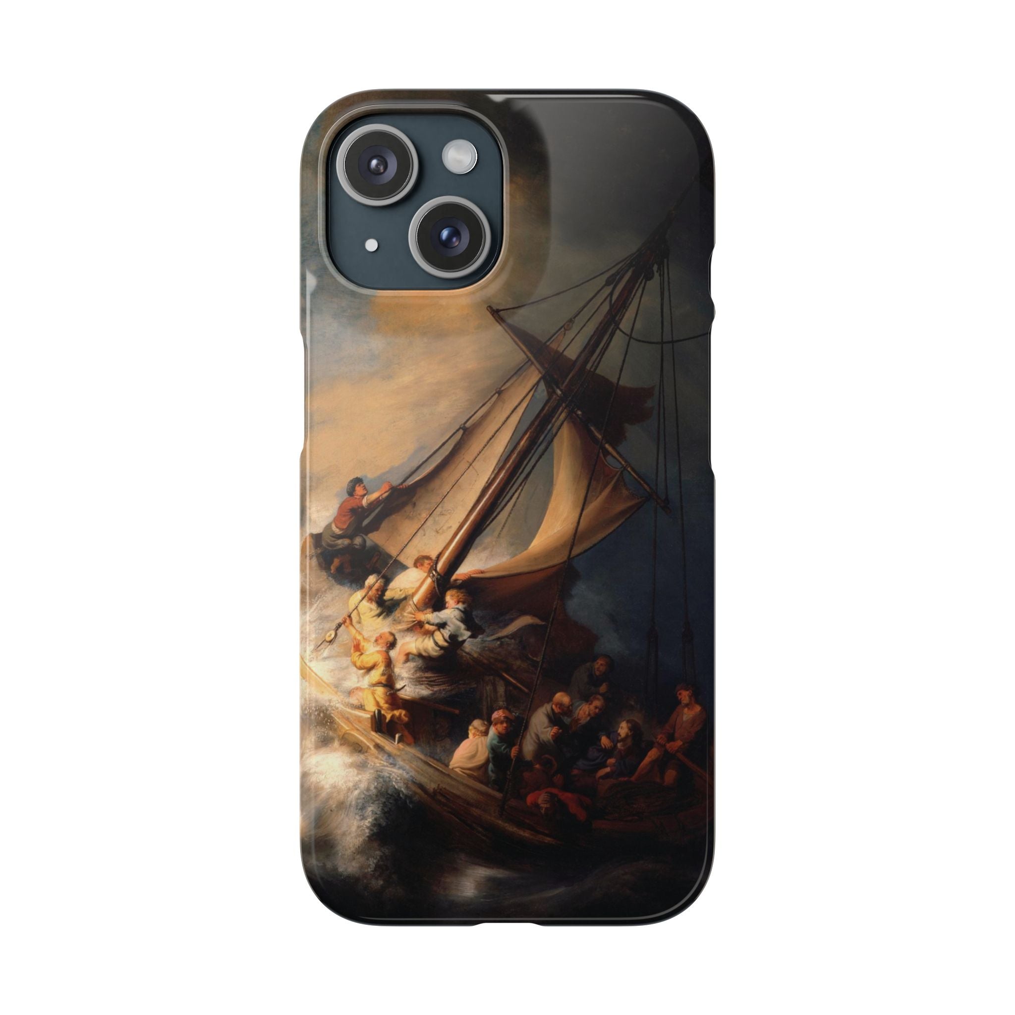 The Storm on the Sea of Galilee by Rembrandt - iPhone Slim Case