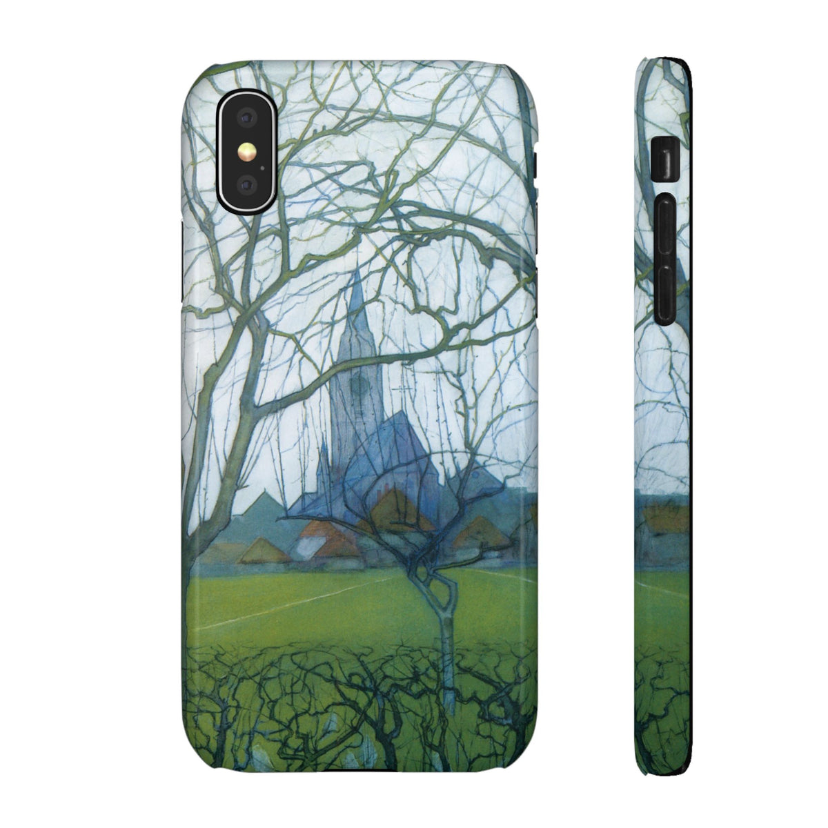 St Jacobs Church by Piet Mondrian - iPhone Slim Case