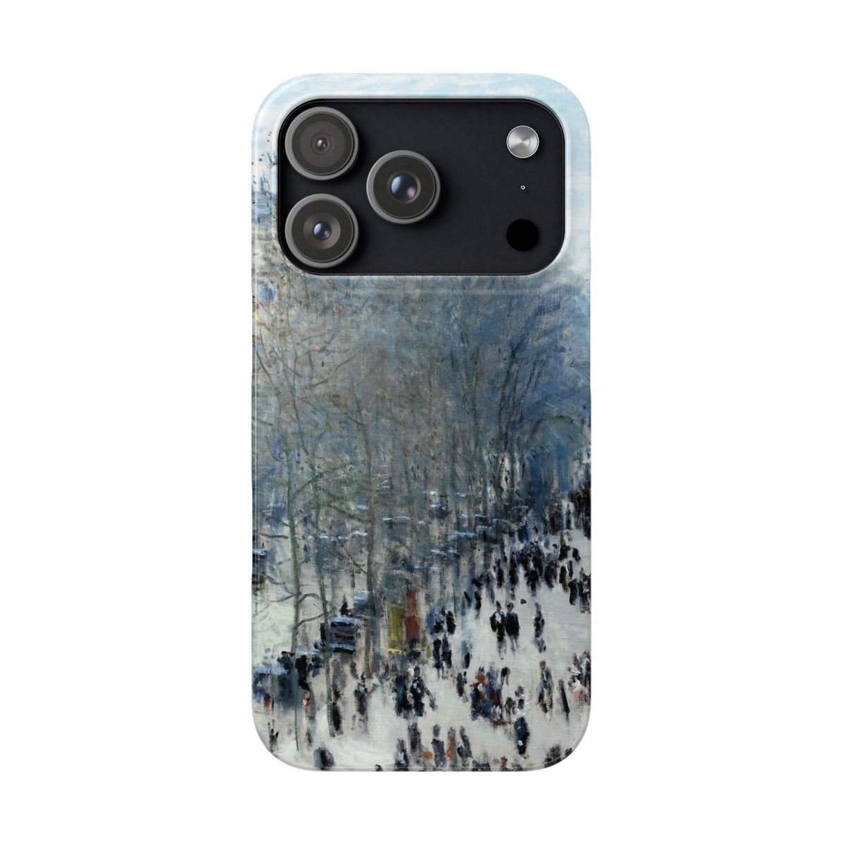 Boulevard des Capucines by Claude Monet - iPhone Slim Case