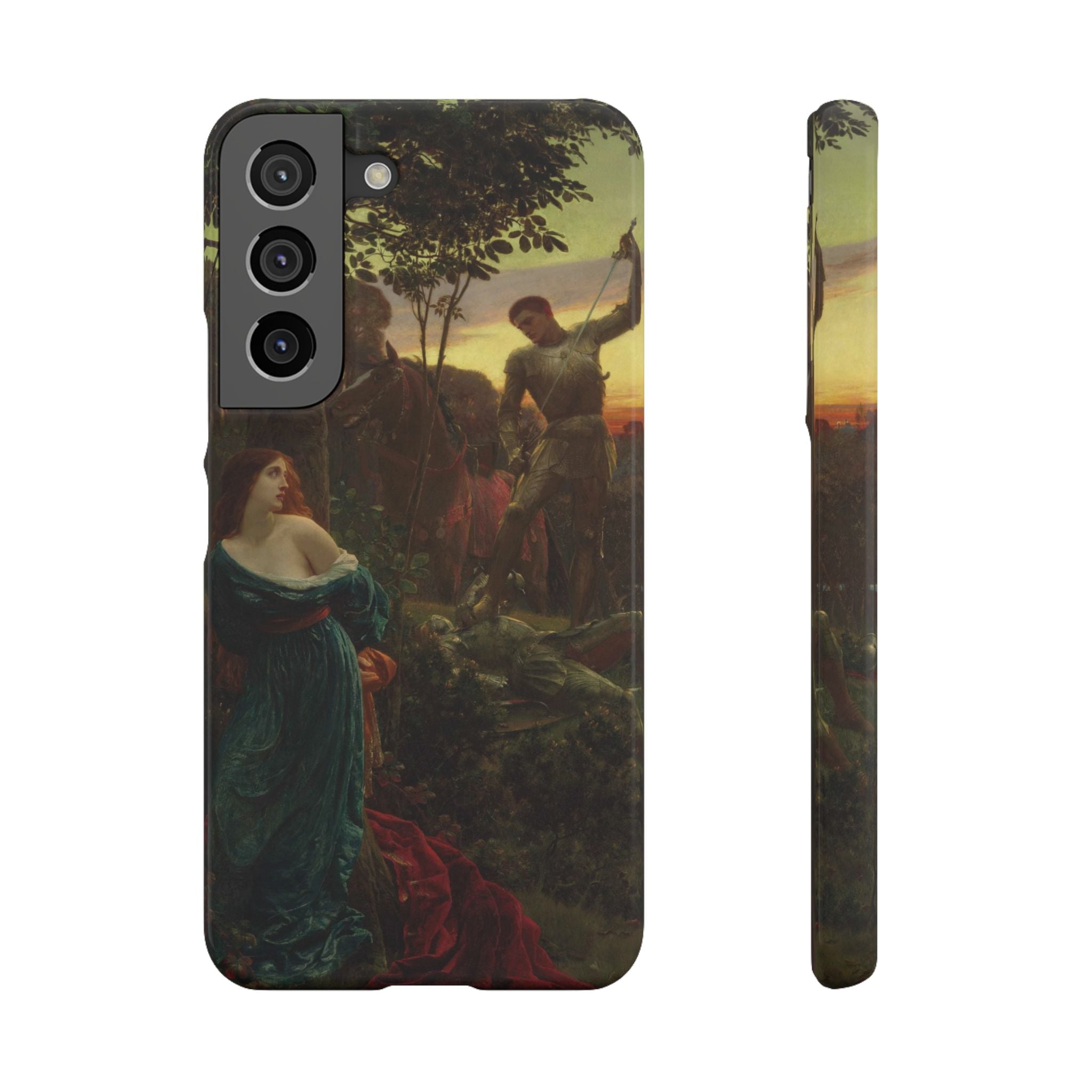 Chivalry by Frank Dicksee - Samsung Slim Case