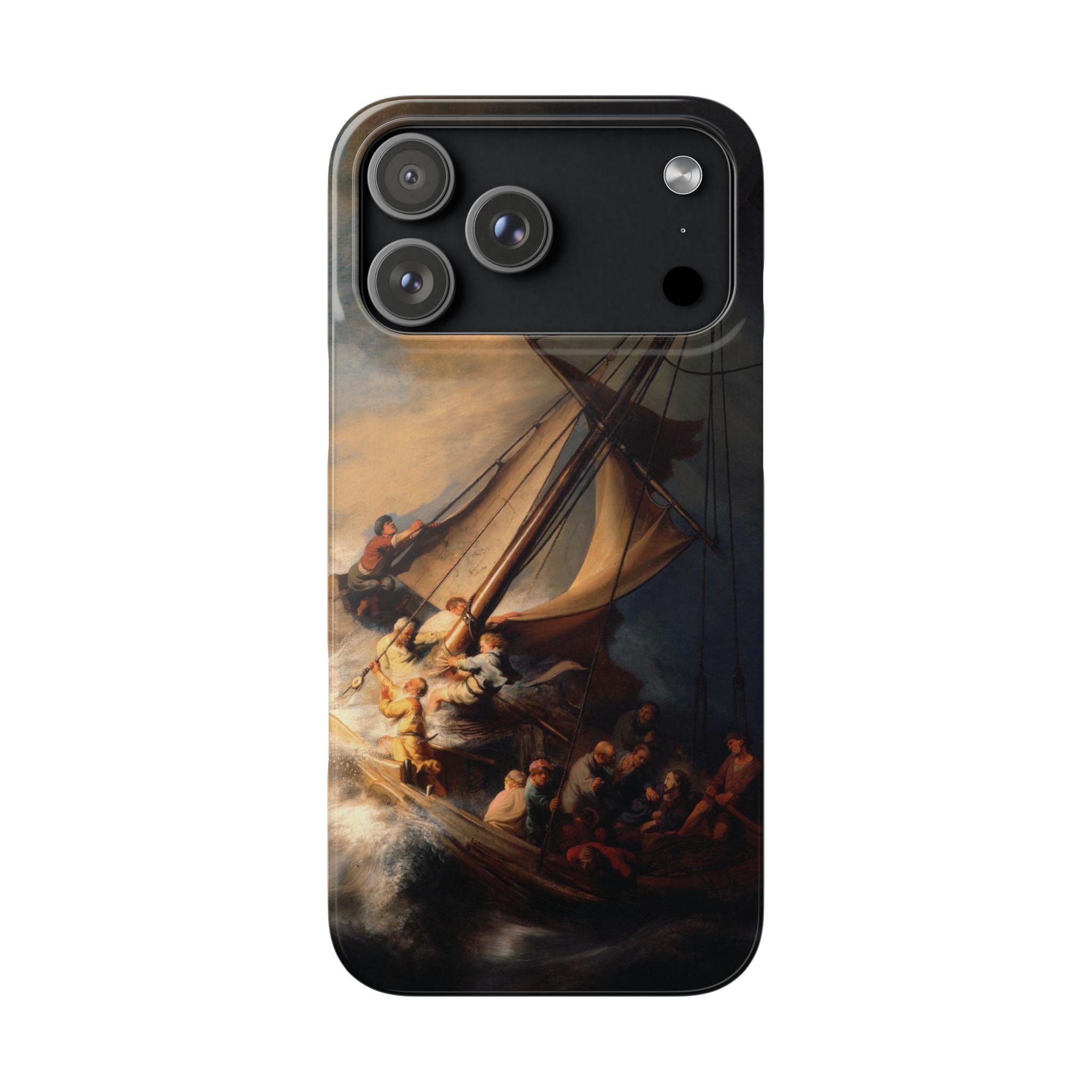 The Storm on the Sea of Galilee by Rembrandt - iPhone Slim Case