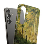 Landscape with a Hunter Valaam Island by Ivan Ivanovich Shishkin - Samsung Slim Case