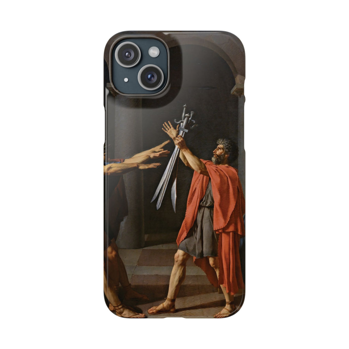 Oath of the Horatii by Jacques-Louis David - iPhone Slim Case