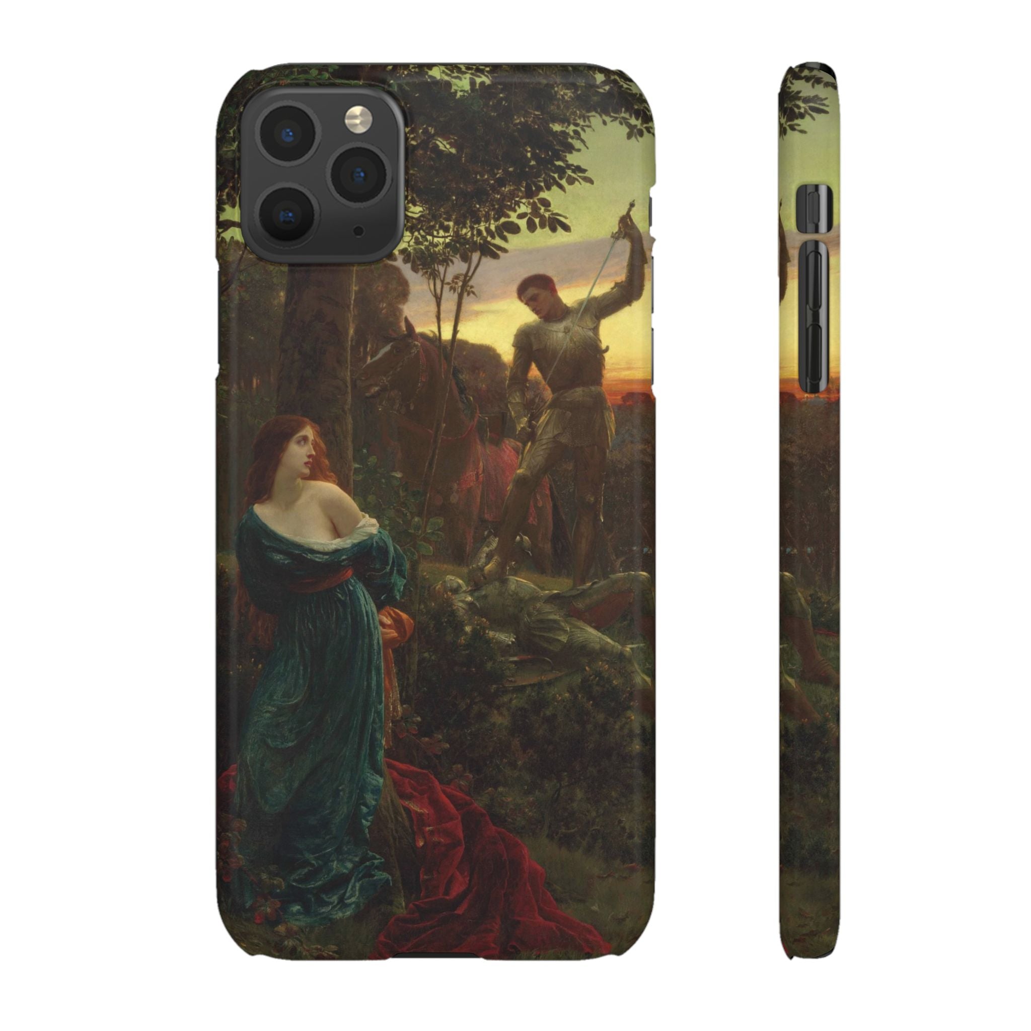 Chivalry by Frank Dicksee - iPhone Slim Case