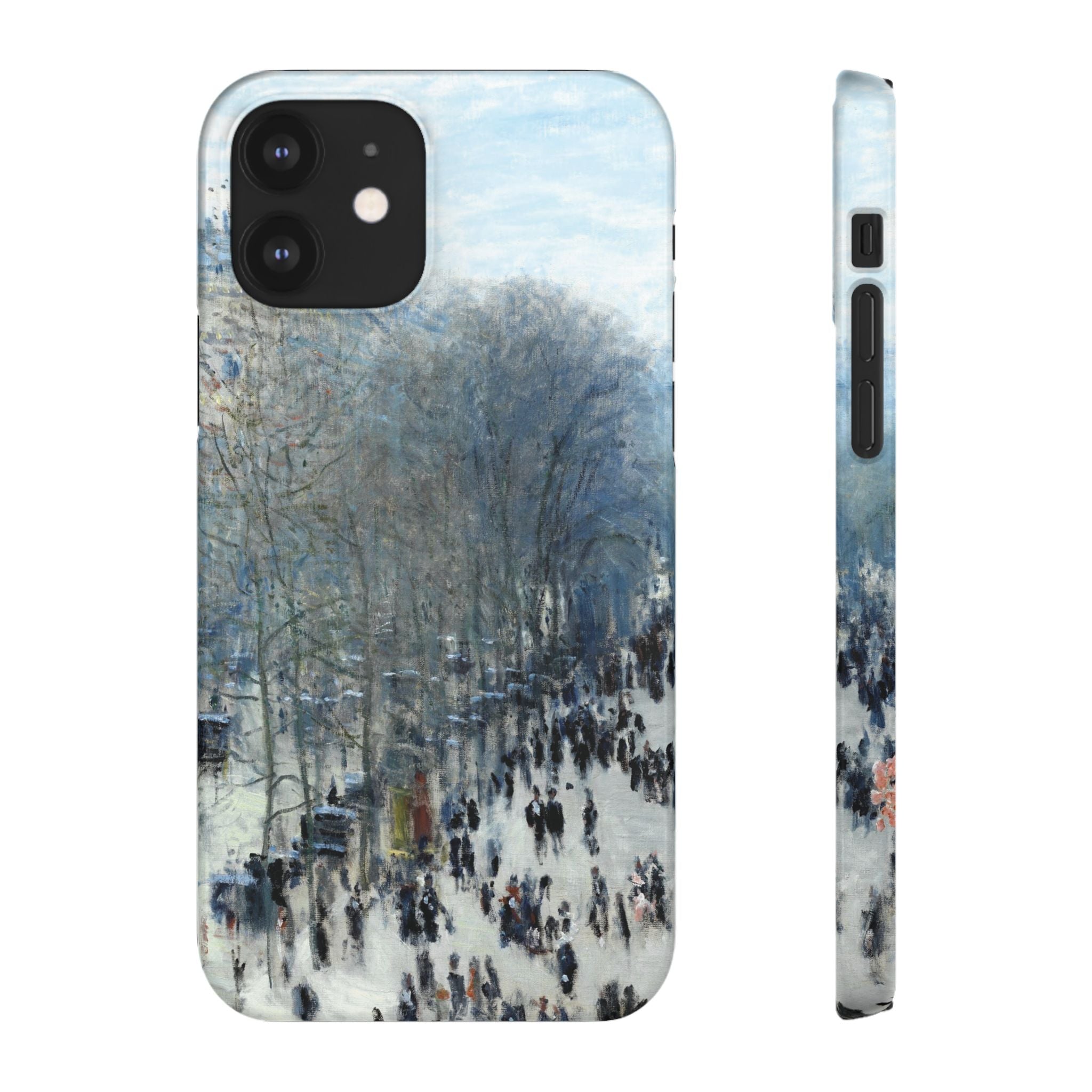 Boulevard des Capucines by Claude Monet - iPhone Slim Case
