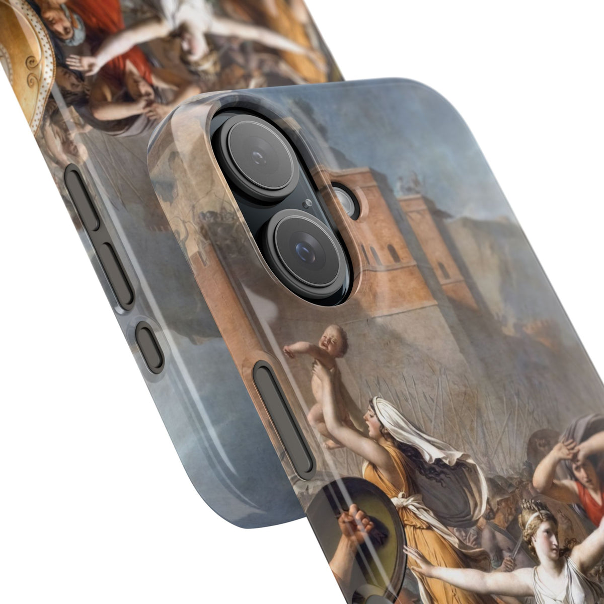 The Intervention of the Sabine Women by Jacques-Louis David - iPhone Slim Case
