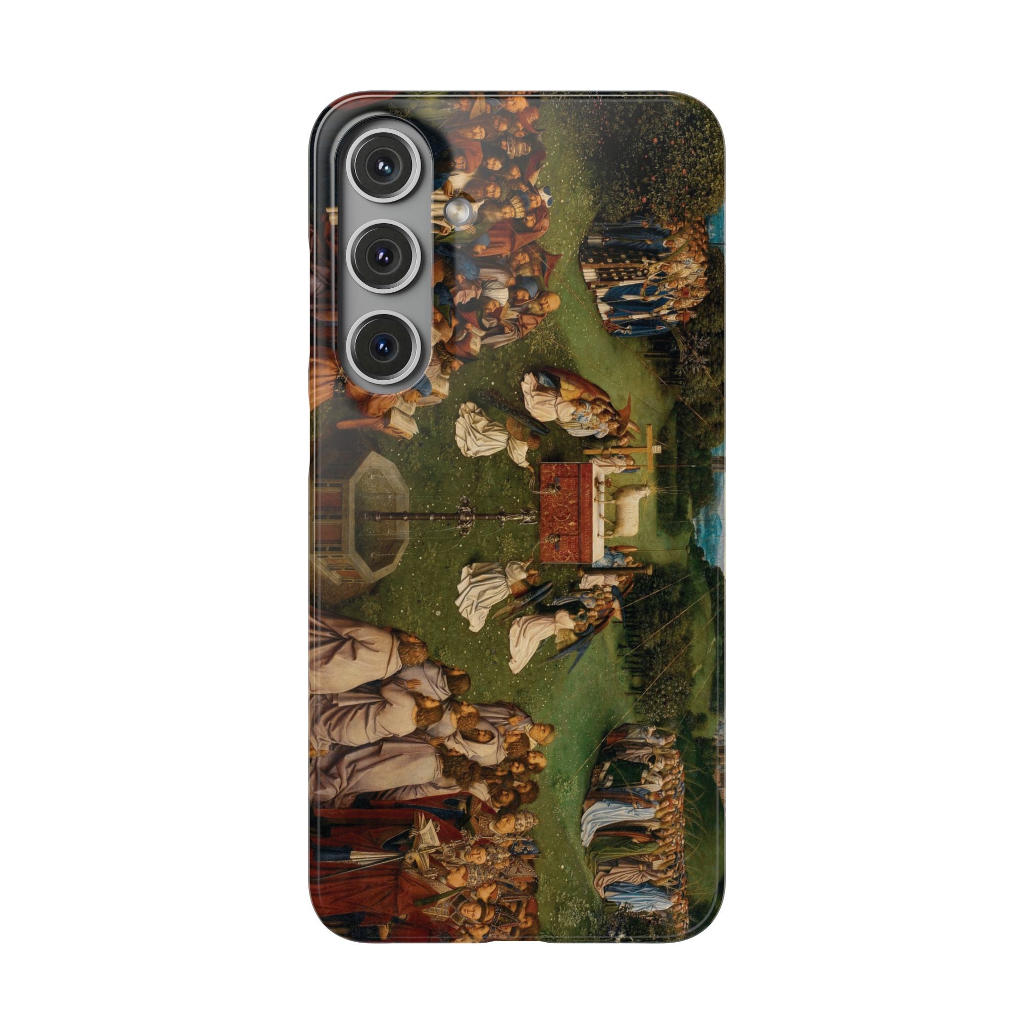 Adoration of the Lamb from the Ghent Altarpiece by Hubert van Eyck - Samsung Slim Case