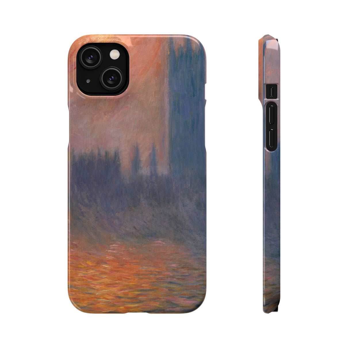 The Houses of Parliament Sunset by Claude Monet - iPhone Slim Case