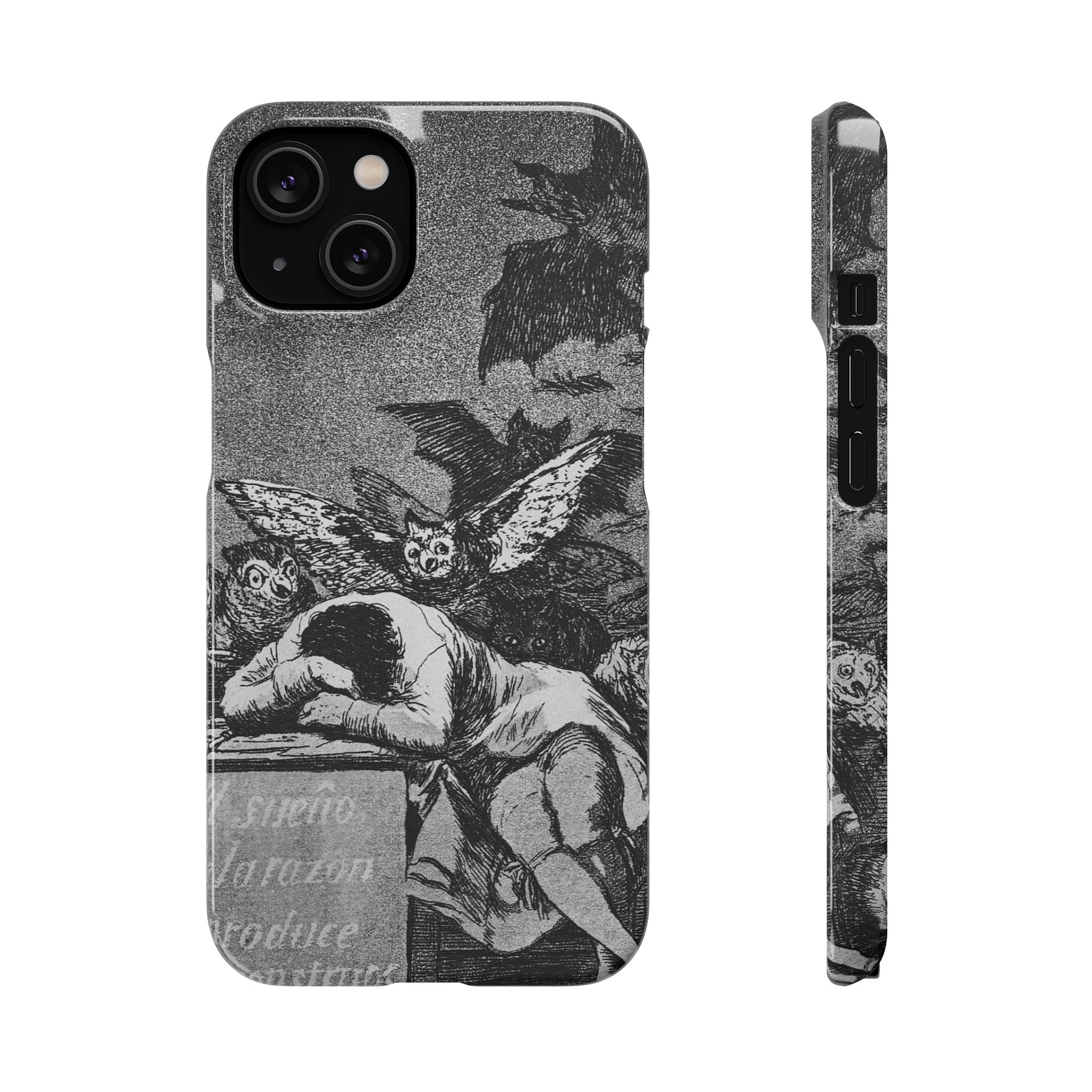 The Sleep of Reason Produces Monsters by Francisco Goya - iPhone Slim Case