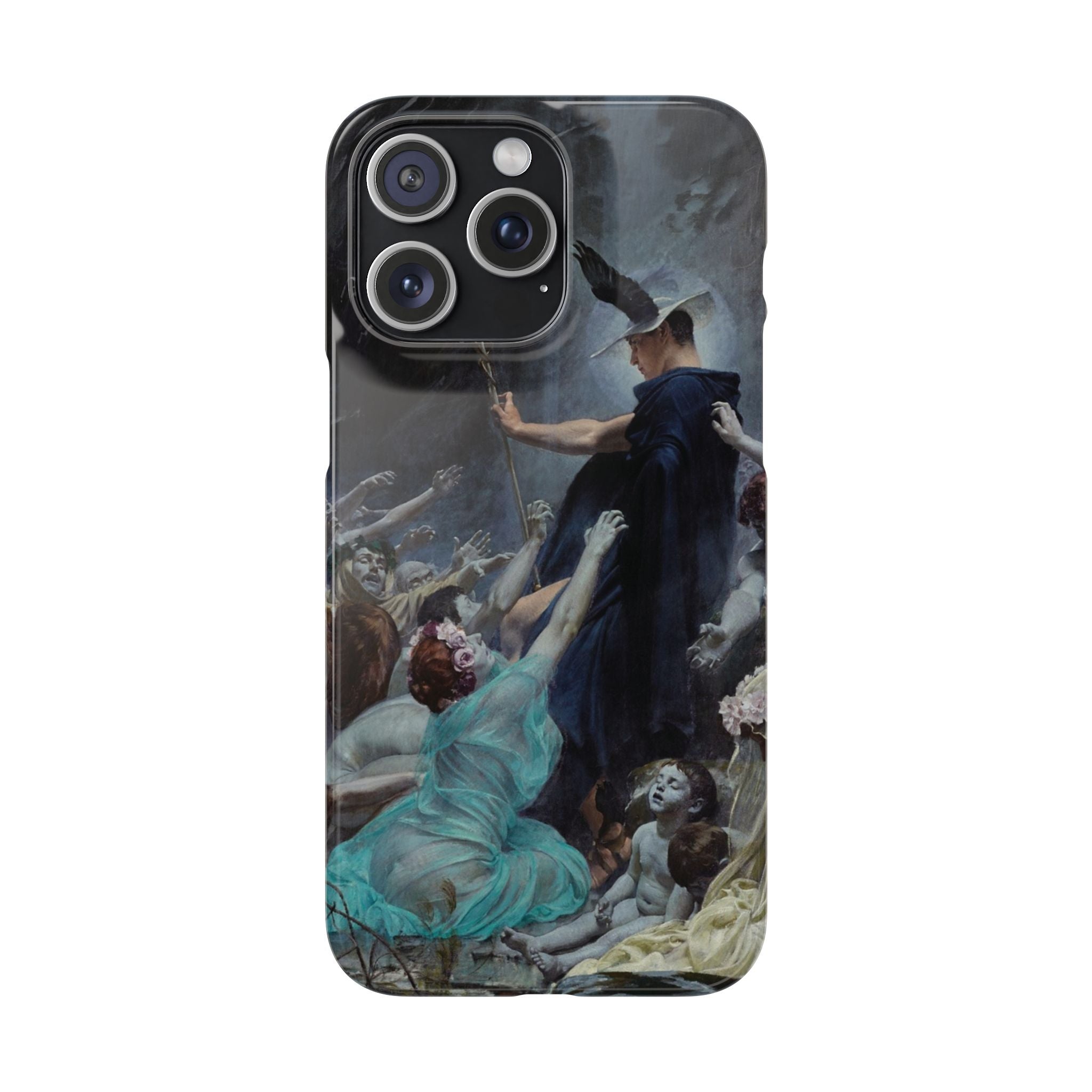 The Souls of Acheron by Adolf Hiremy-Hirschl - iPhone Slim Case