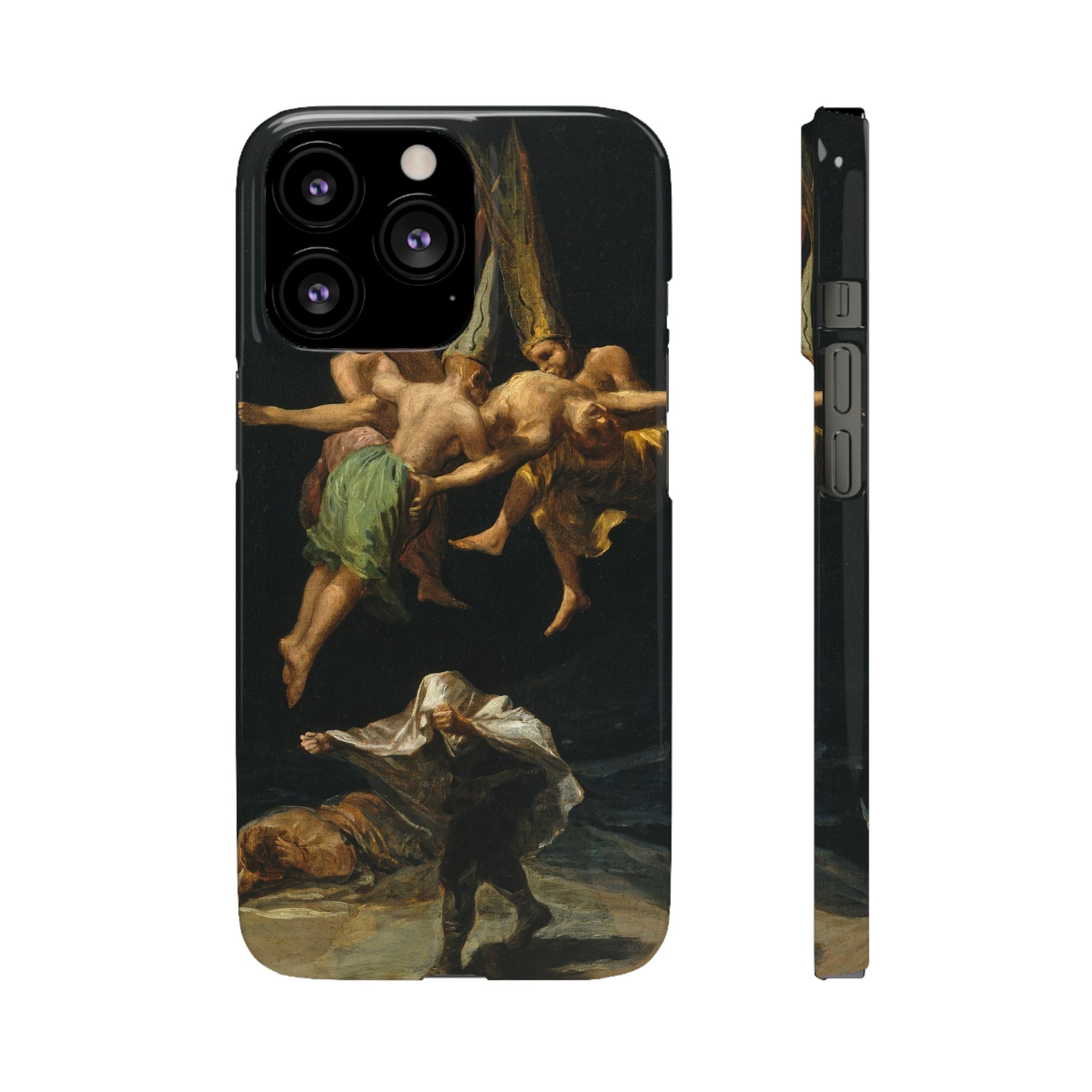 Witches’ Flight by Francisco de Goya - iPhone Slim Case