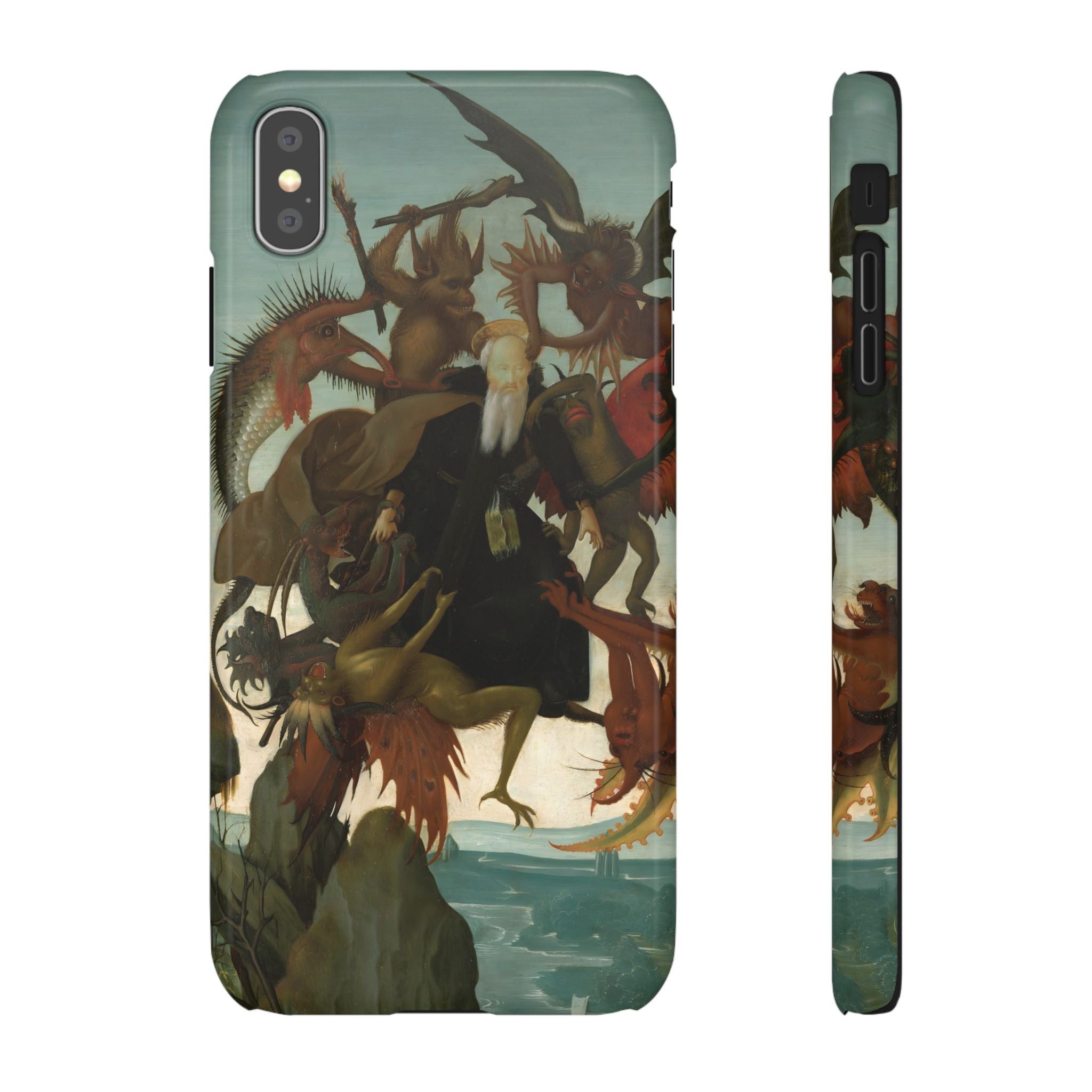 The Torment of Saint Anthony by Michelangelo Buonarroti - iPhone Slim Case
