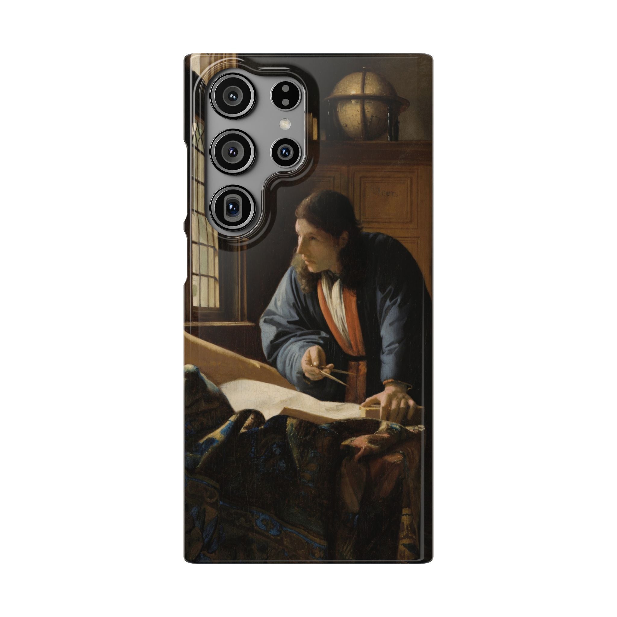 The Geographer by Johannes Vermeer - Samsung Slim Case