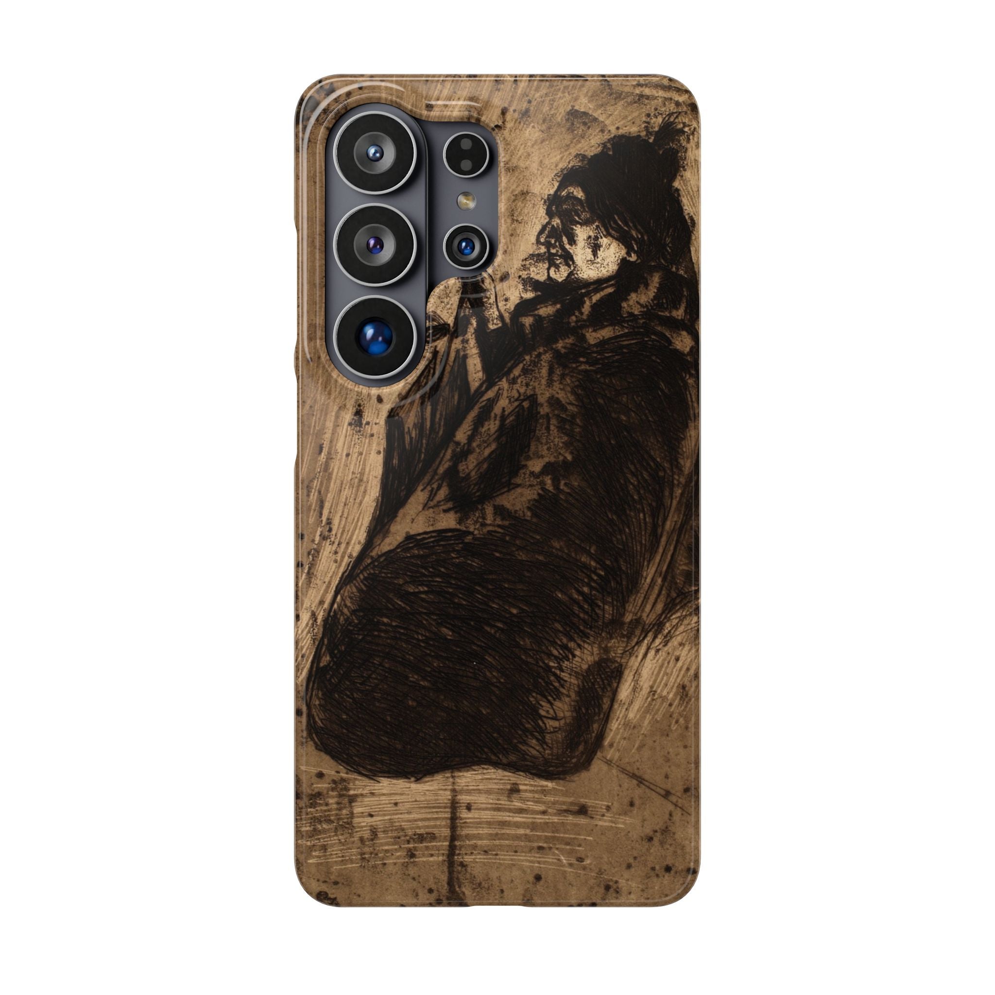 Old Woman by Edvard Munch - Samsung Slim Case