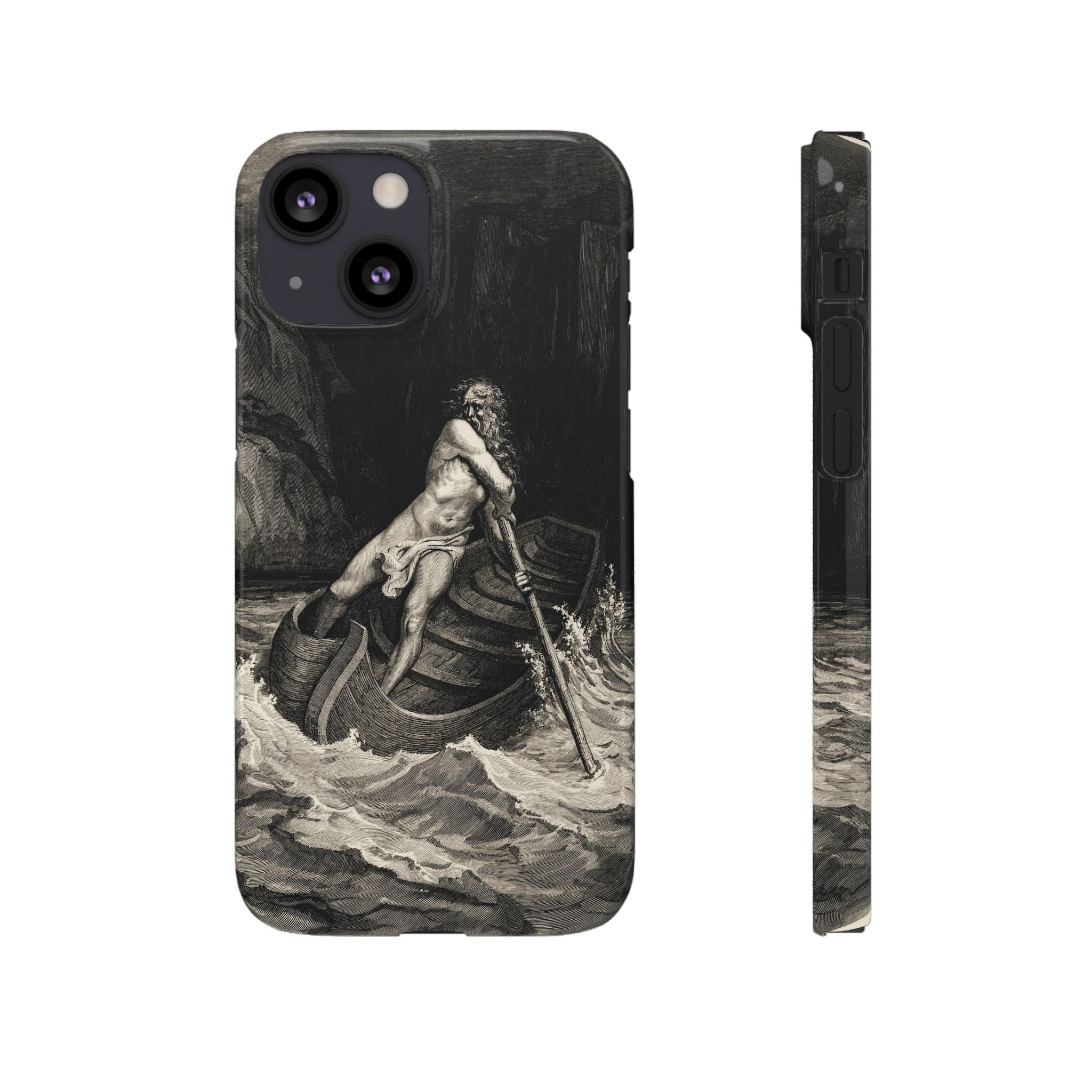 Canto III - Charon by Gustave Doré - iPhone Slim Case