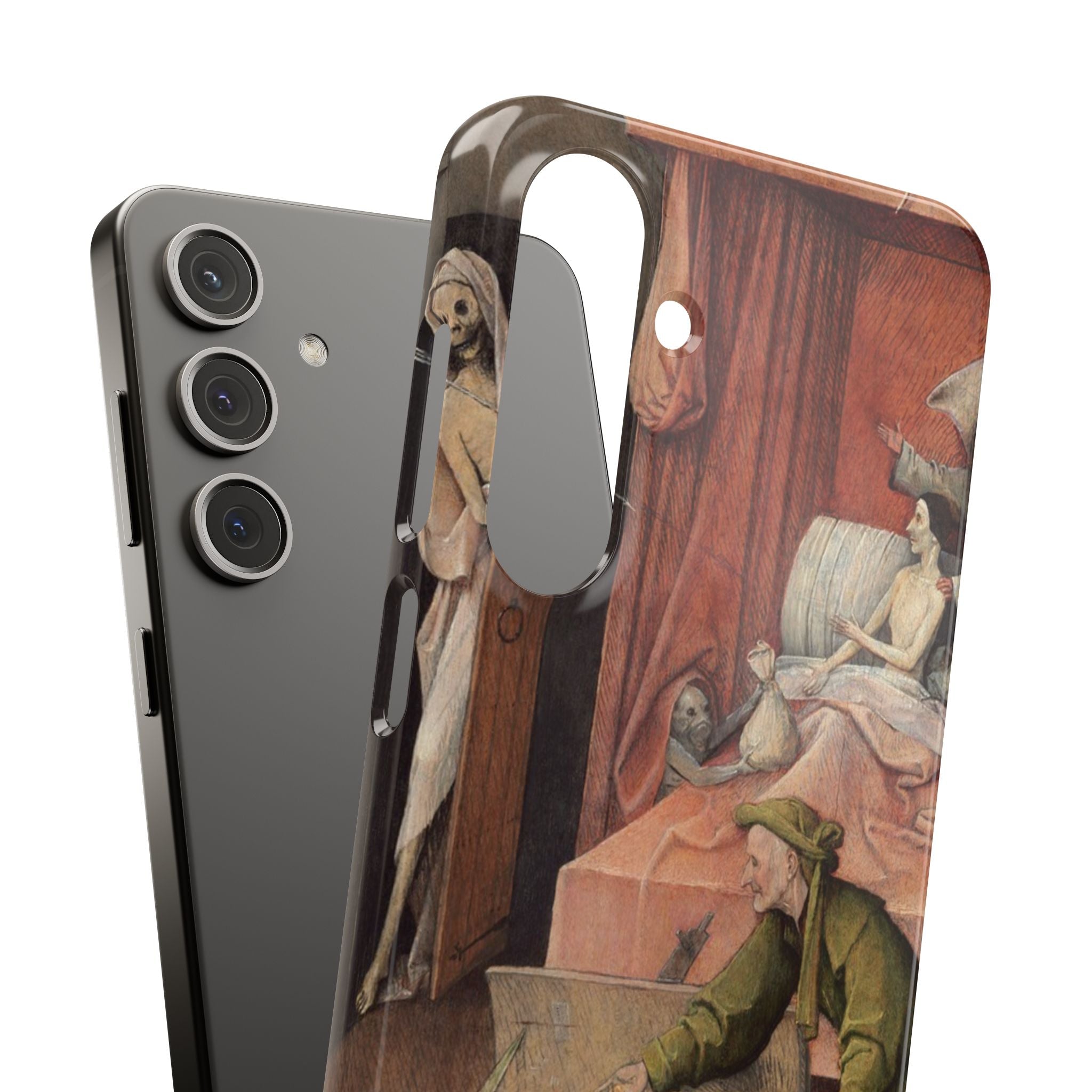 La morte dell'avaro di Hieronymus Bosch - Custodia sottile Samsung