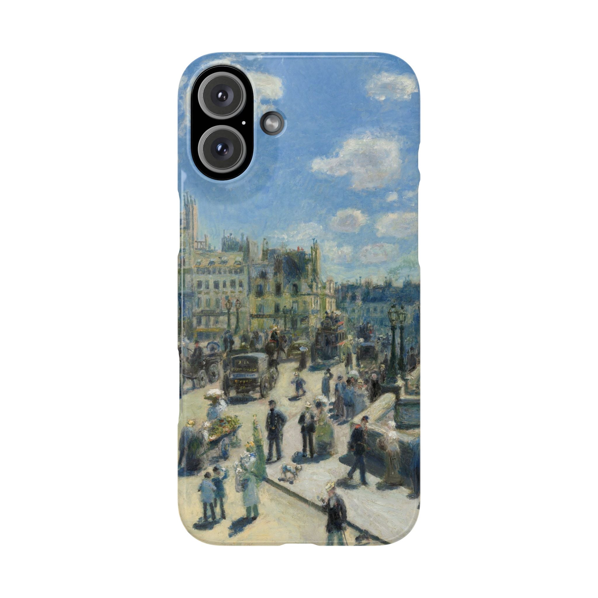 Pont Neuf Paris by Pierre Auguste Renoir - iPhone Slim Case
