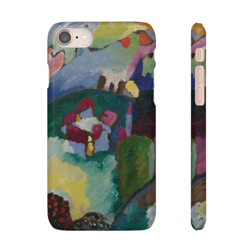 Landscape with Factory Chimney by Vasily Kandinsky - iPhone Slim Case