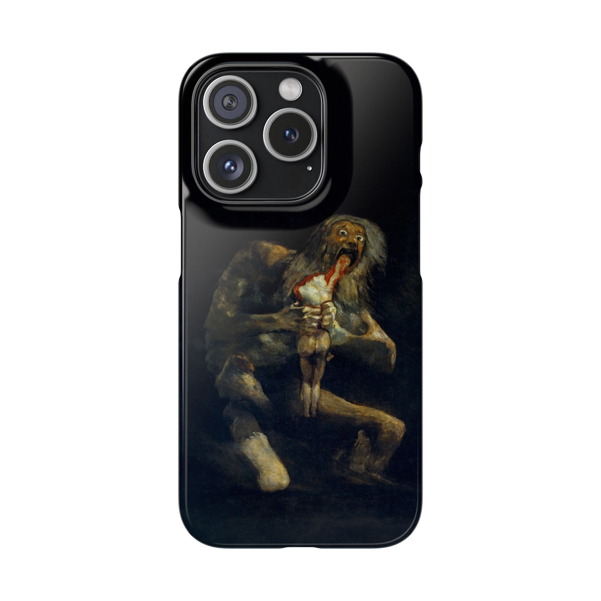 Saturn Devouring His Son by Goya - iPhone Slim Case