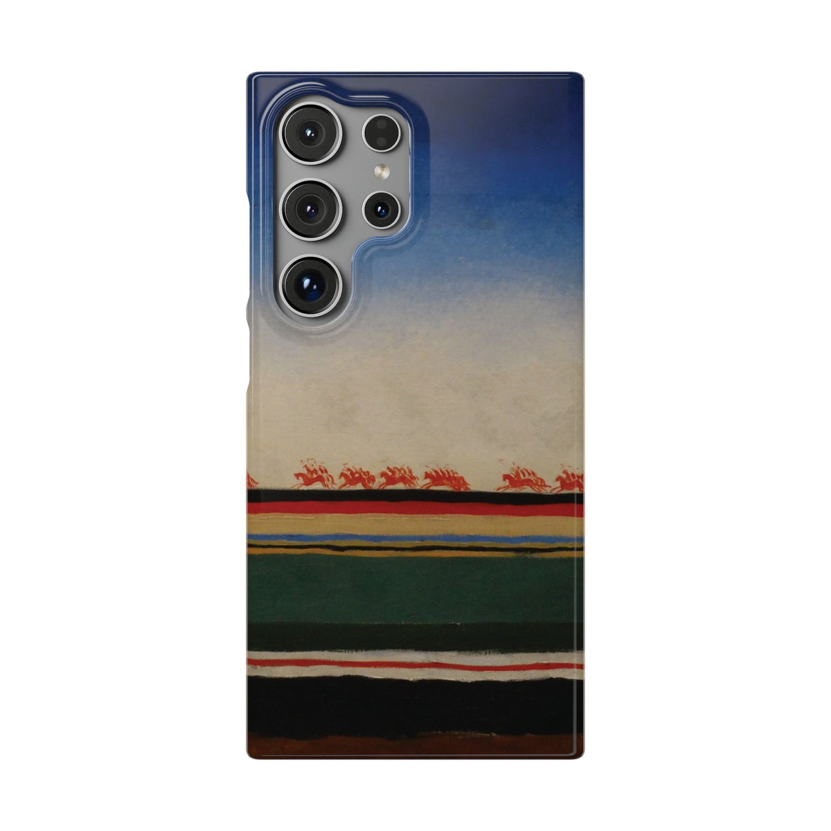 Red Cavalry Riding by Kazimir Malevich - Samsung Slim Case