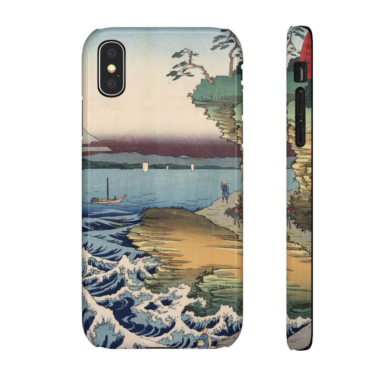The Hota Coast in Awa Province by Utagawa Hiroshige - iPhone Slim Case