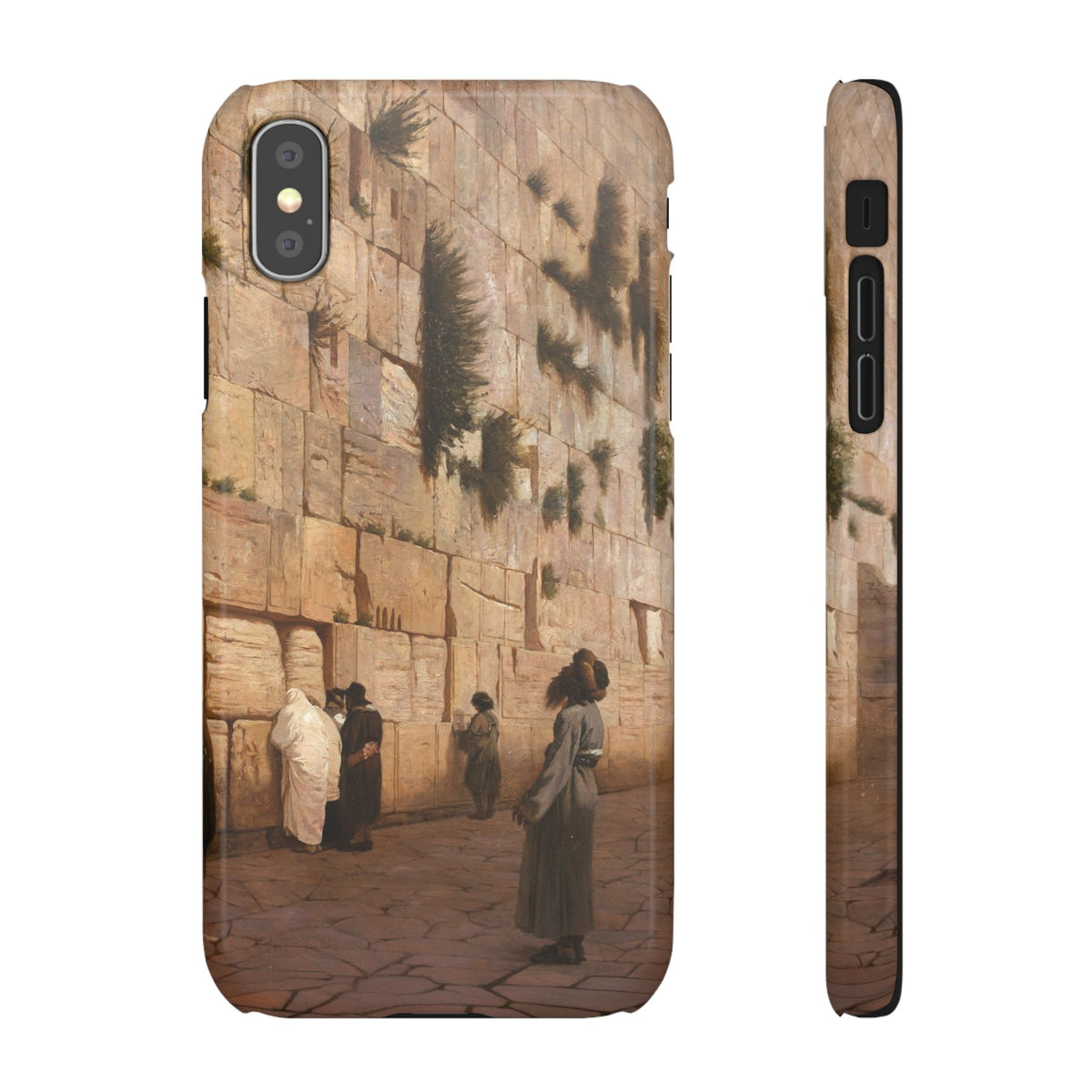 Le Mur des Lamentations by Jean-Leon Gerome - iPhone Slim Case