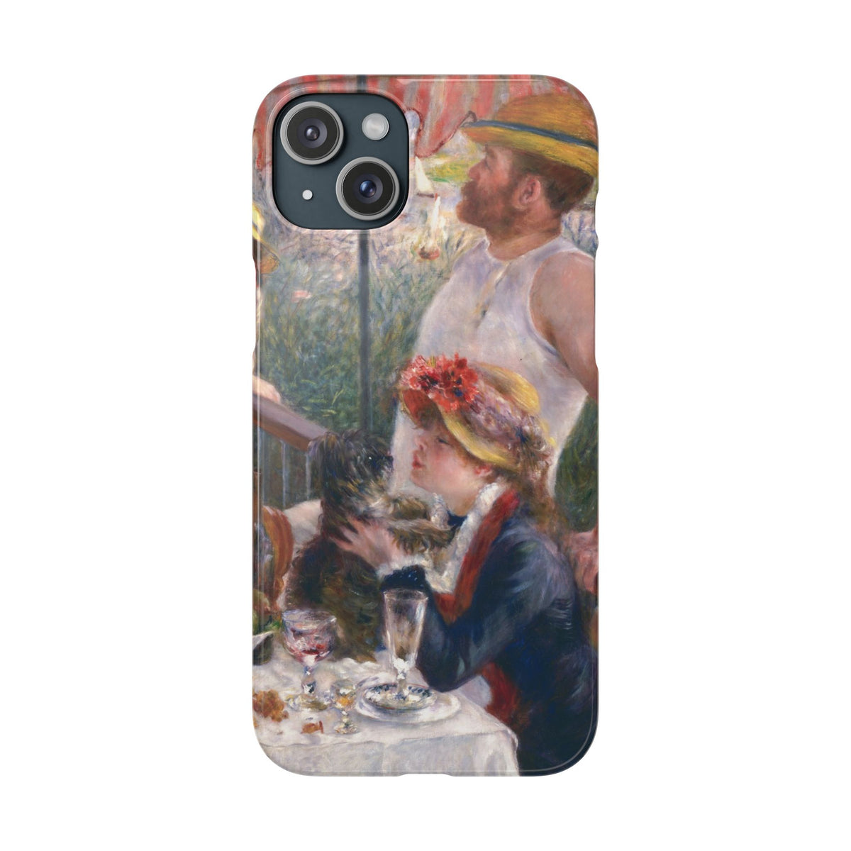 Luncheon of the Boating Party by Pierre Auguste Renoir - iPhone Slim Case
