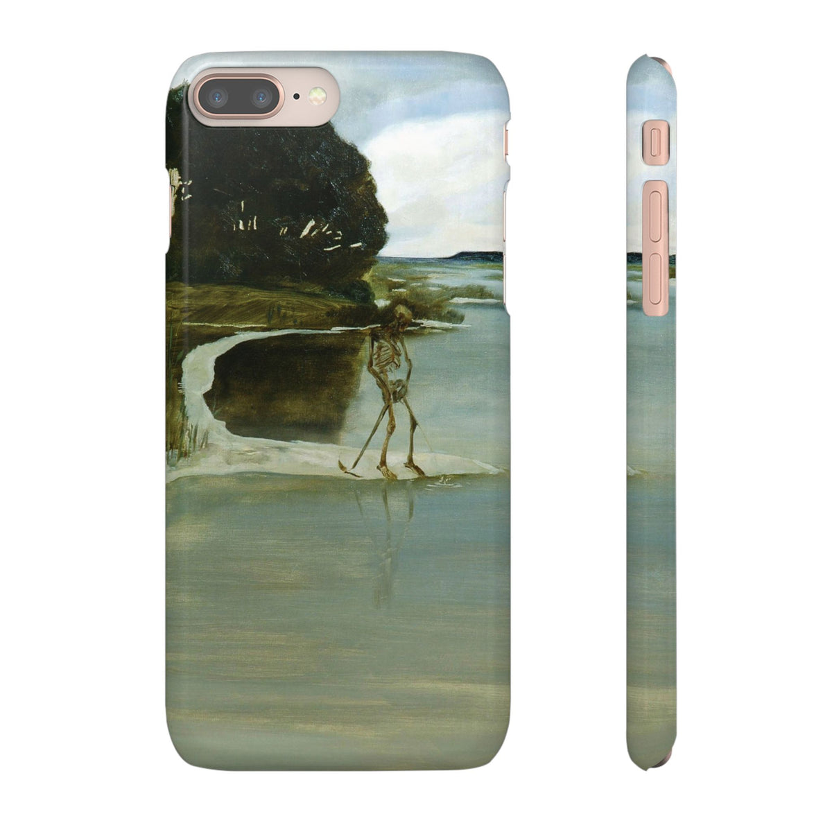 Death Peeing by Max Klinger - iPhone Slim Case