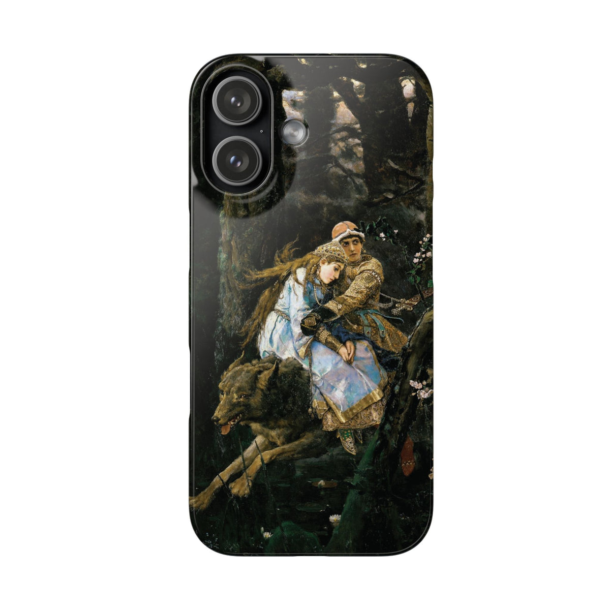 Ivan Tsarevich Riding the Grey Wolf by Viktor Vasnetsov - iPhone Slim Case