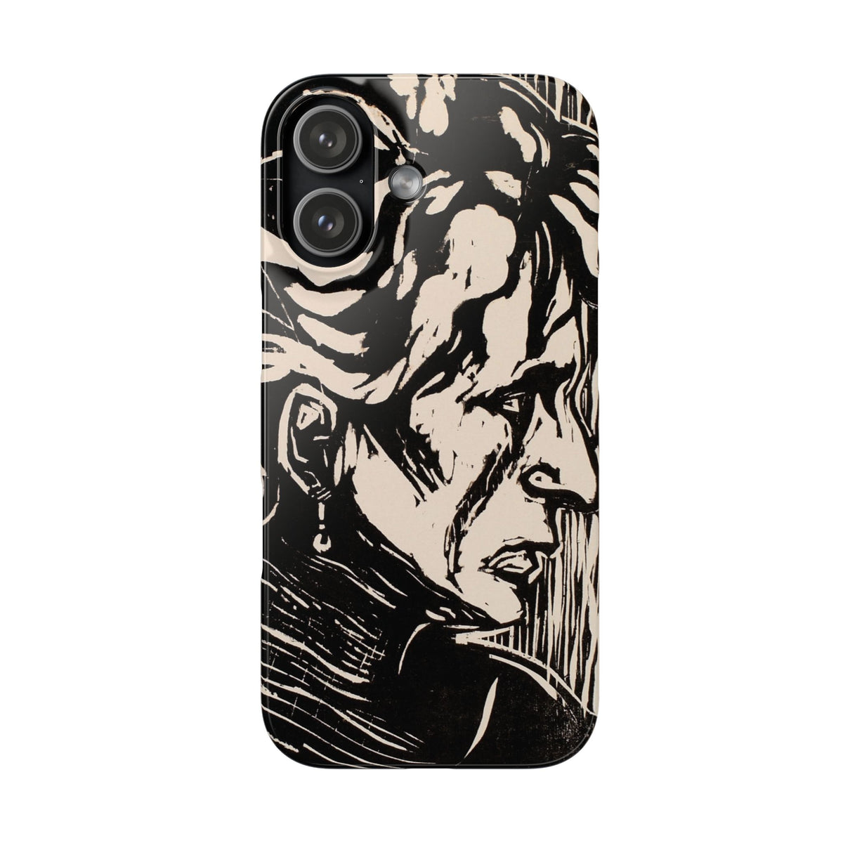 Portrait of an Elderly Lady by Edvard Munch - iPhone Slim Case