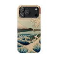 The Sea at Satta in Suruga Province by Utagawa Hiroshige - iPhone Slim Case