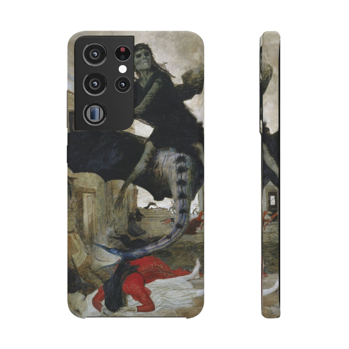 The Plague by Arnold Böcklin - Samsung Slim Case