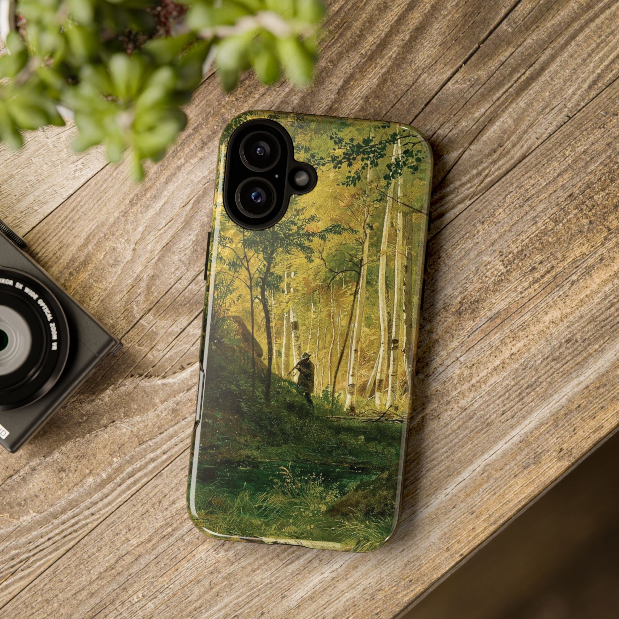Landscape with a Hunter Valaam Island by Ivan Ivanovich Shishkin - iPhone Tough Case