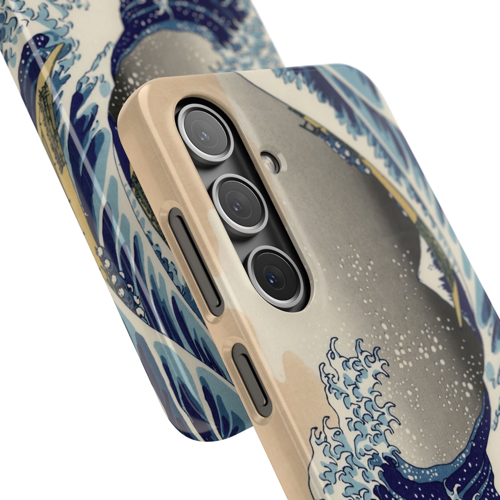 The Great Wave off Kanagawa by Hokusai - Samsung Slim Case