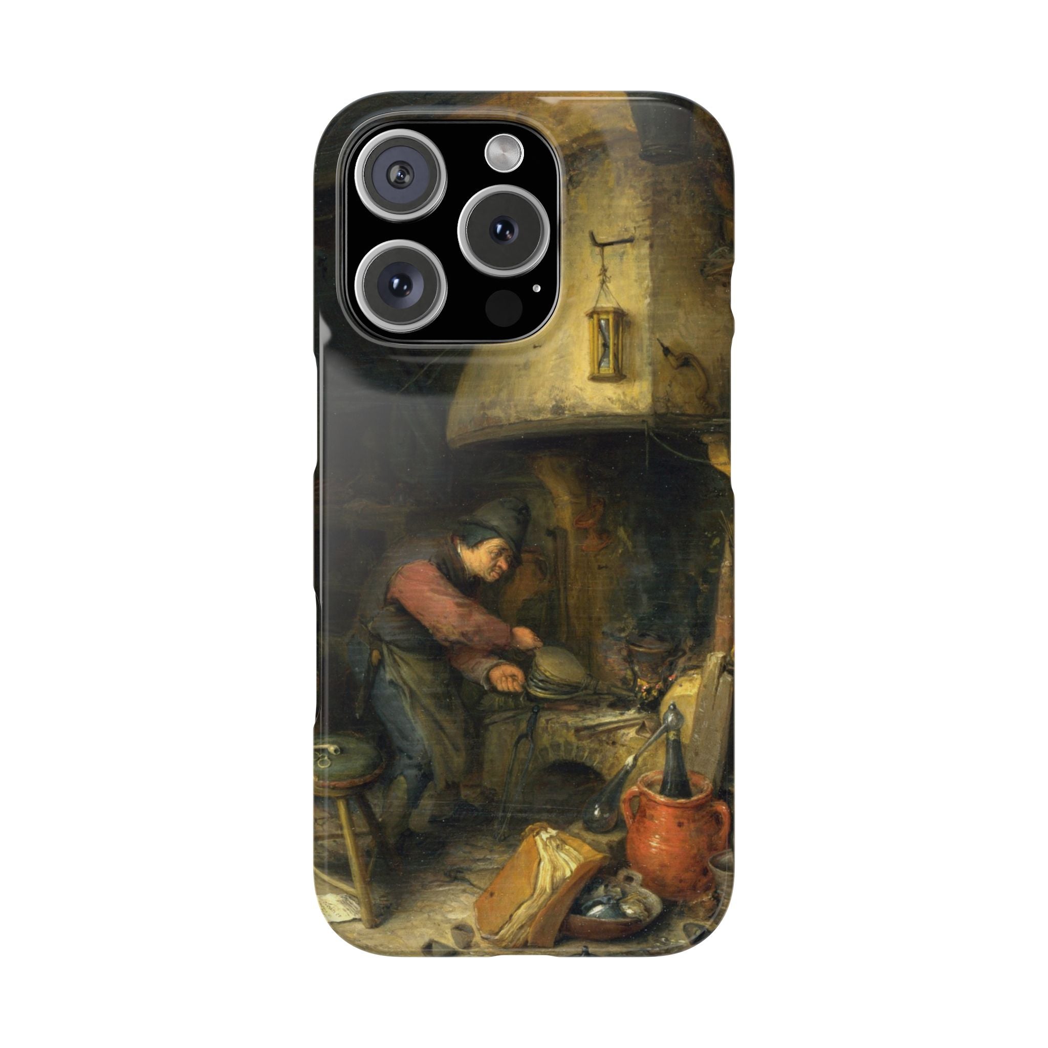 The Alchemist by Adriaen van Ostade - iPhone Slim Case