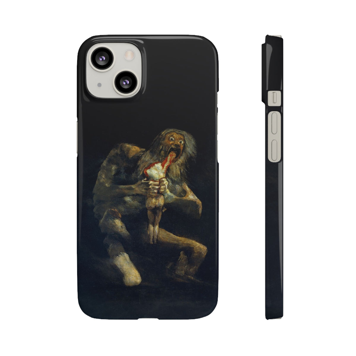 Saturn Devouring His Son by Goya - iPhone Slim Case