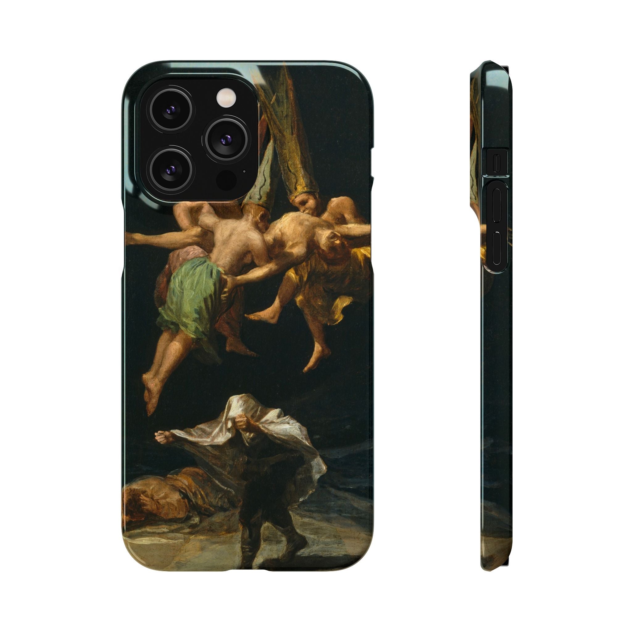 Witches’ Flight by Francisco de Goya - iPhone Slim Case