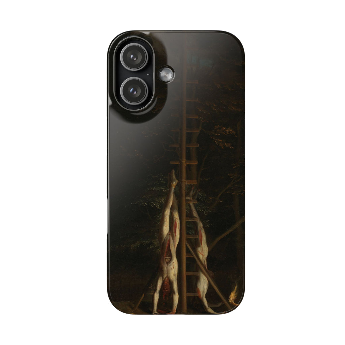 The Corpses of the De Witt Brothers by Jan de Baen - iPhone Slim Case