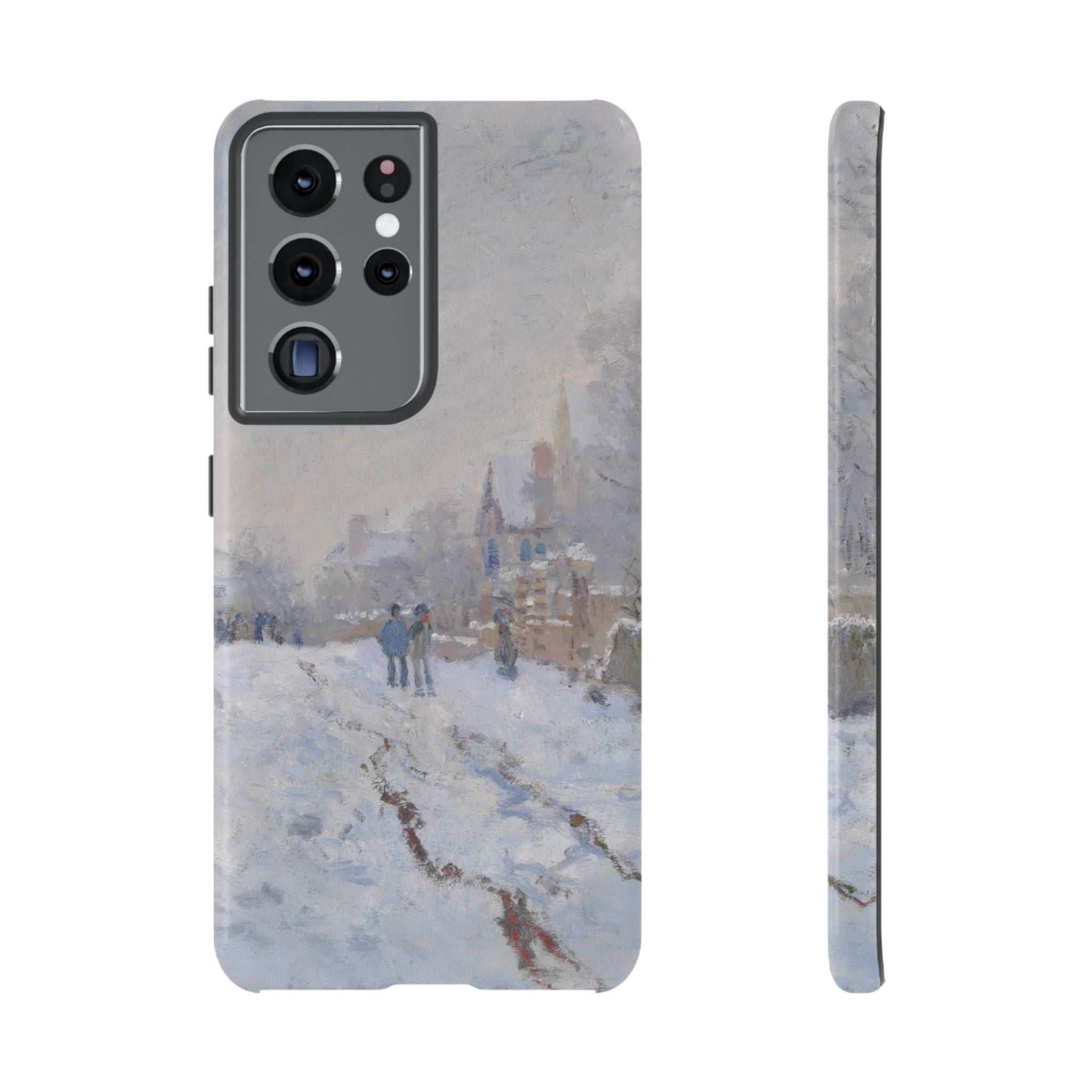 Snow Scene at Argenteuil by Claude Monet - Samsung Tough Case