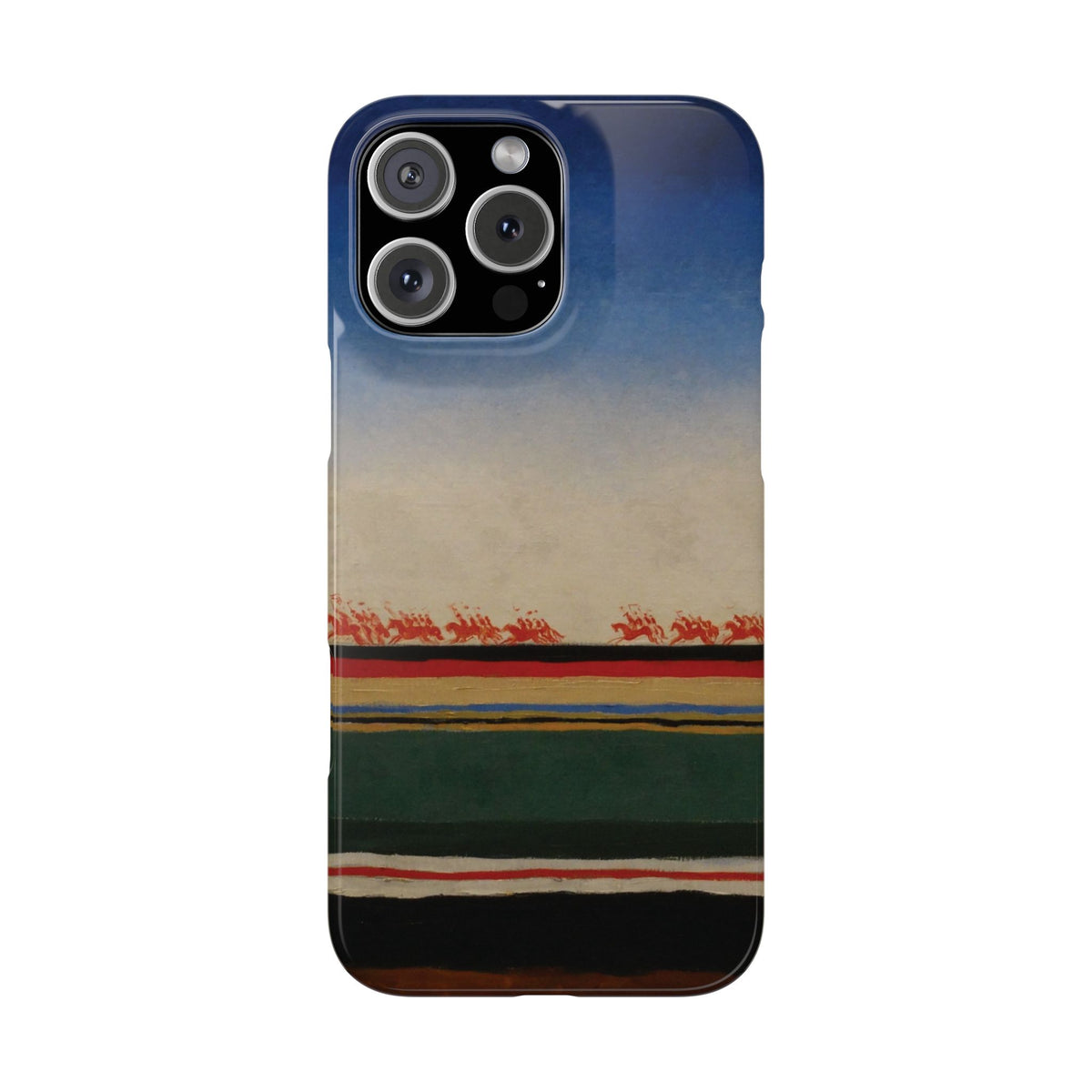 Red Cavalry Riding by Kazimir Malevich - iPhone Slim Case